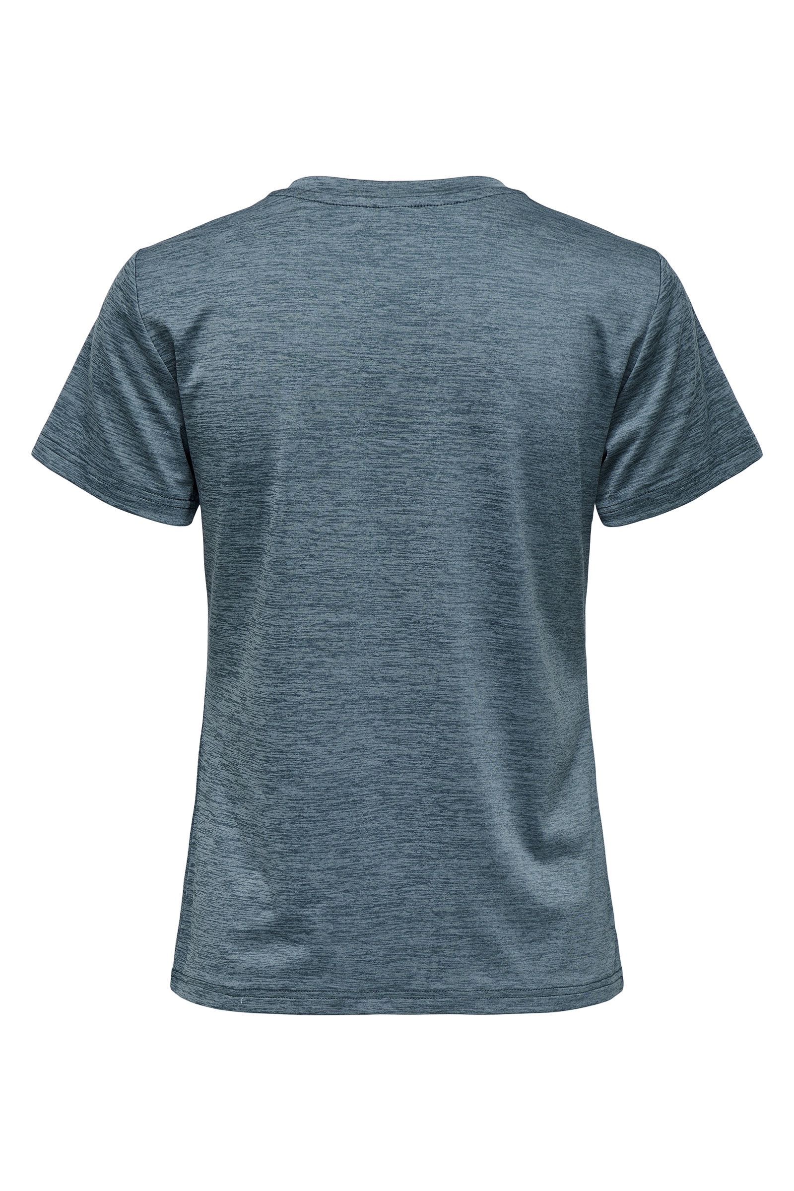 Fitness dames t-shirt km blauw