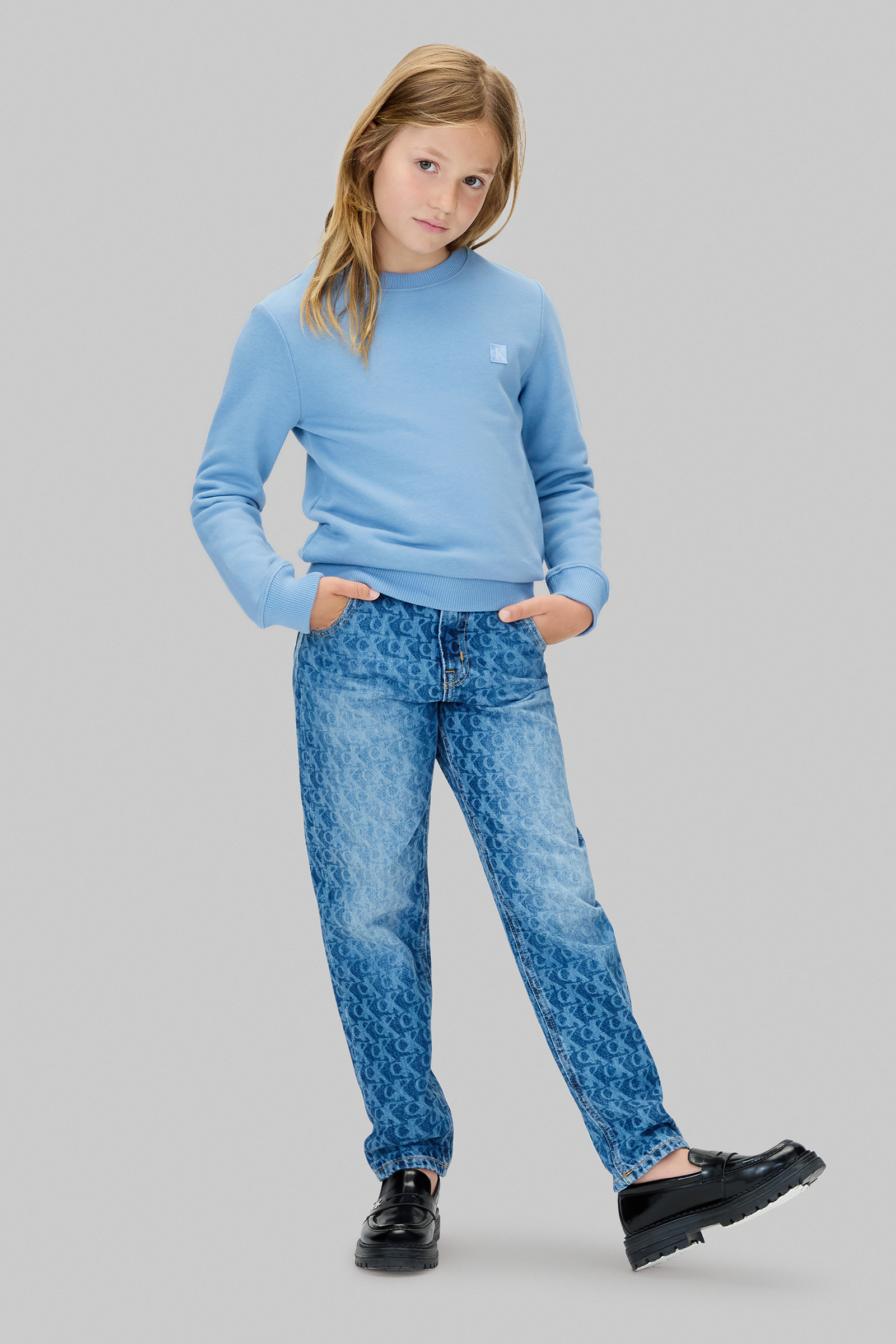 Jongens sweater blauw