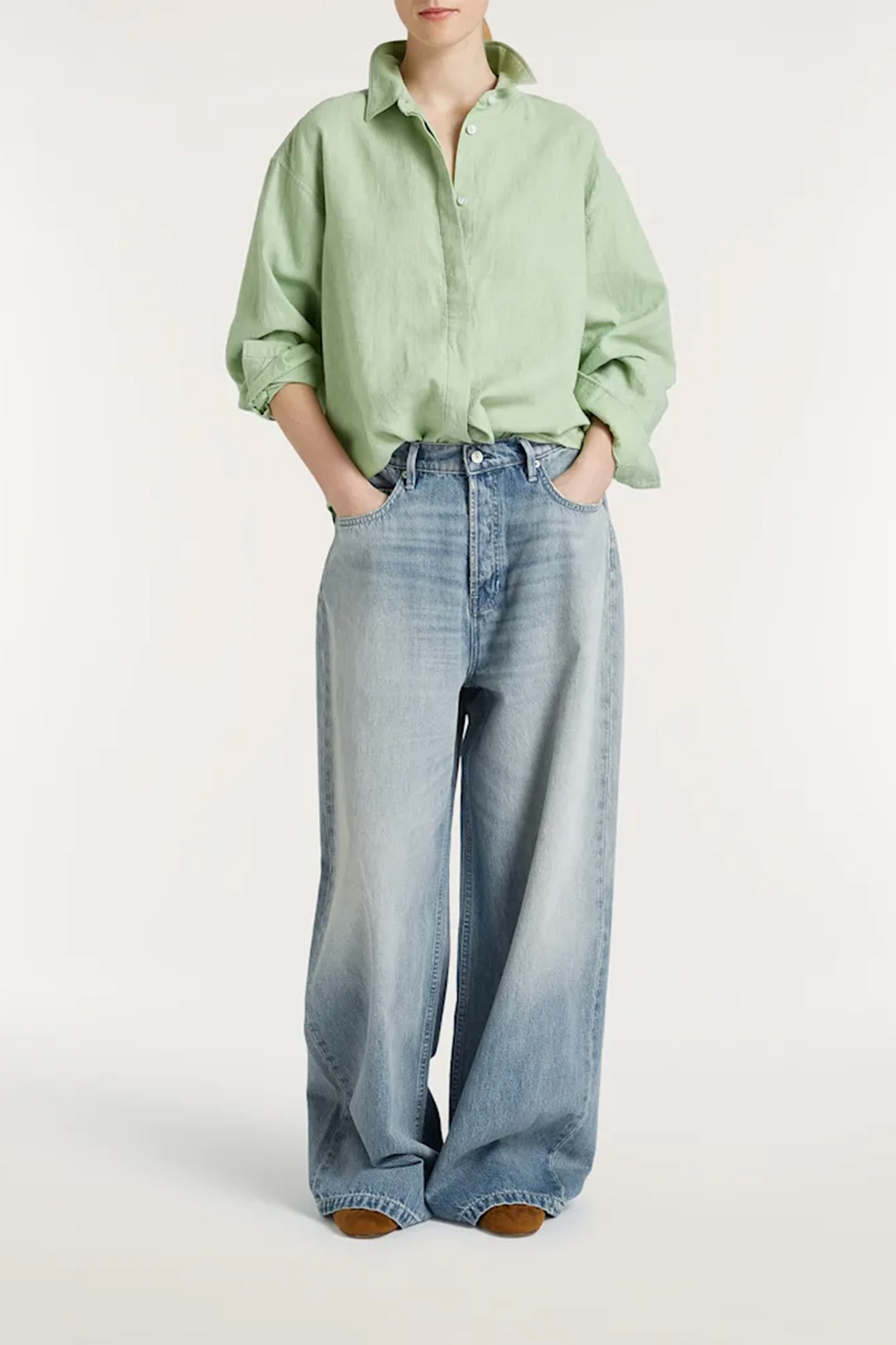 Dames jeans blauw