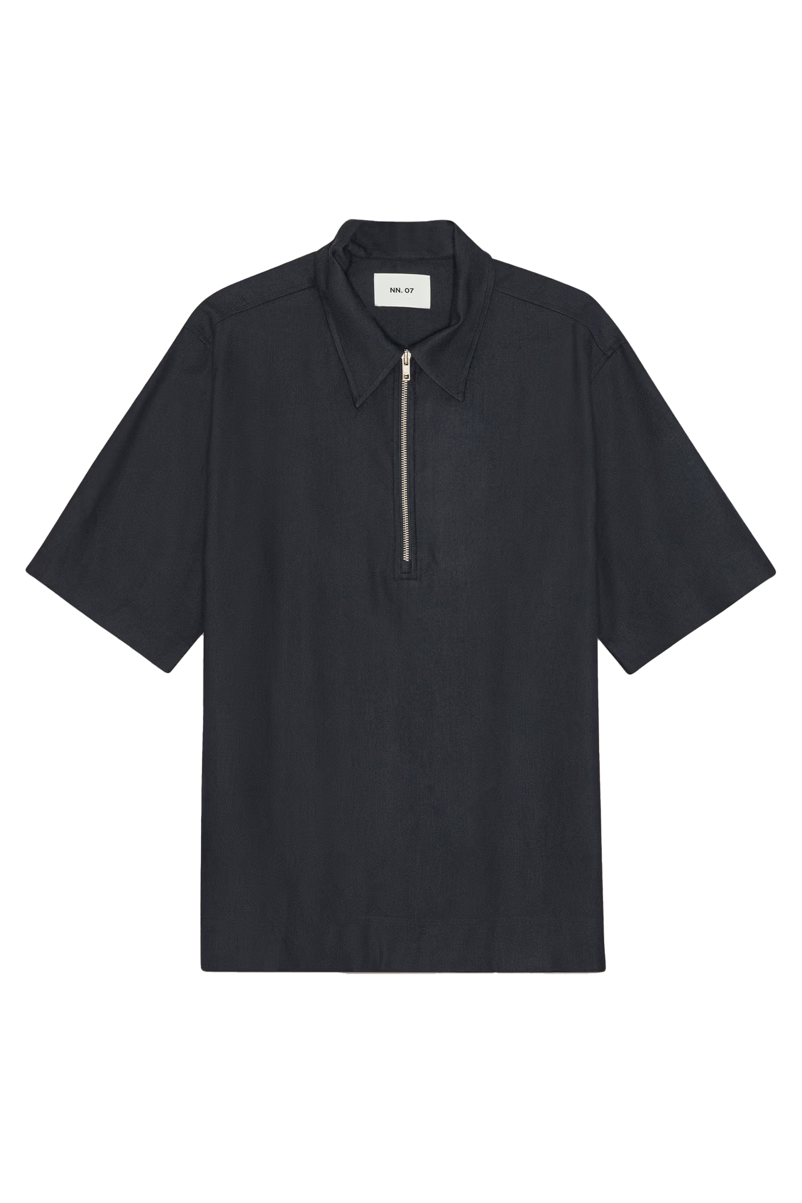 Heren polo korte mouw blauw