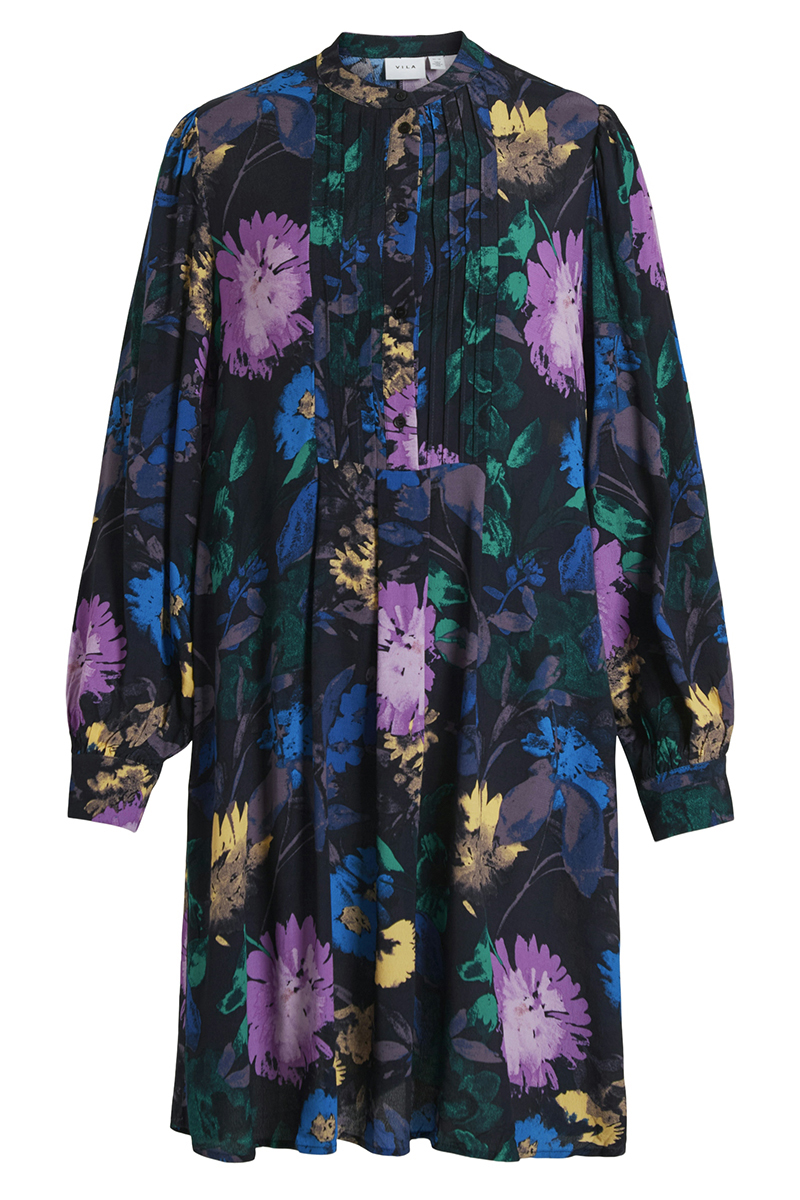 Dames jurk blauw