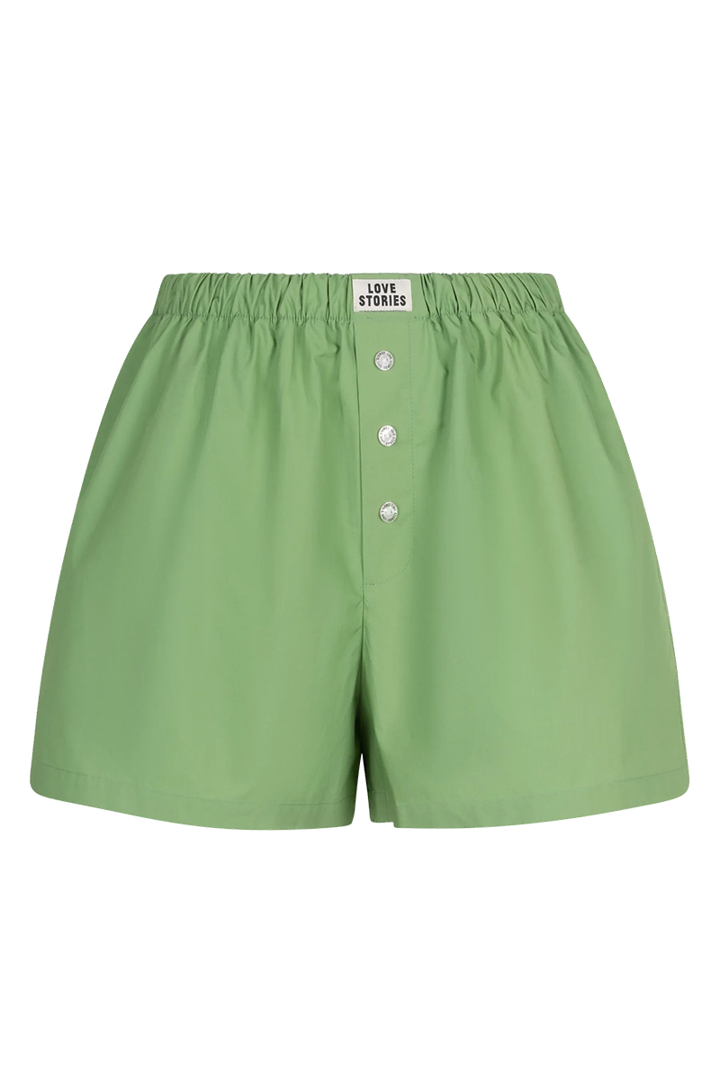 Dames short groen