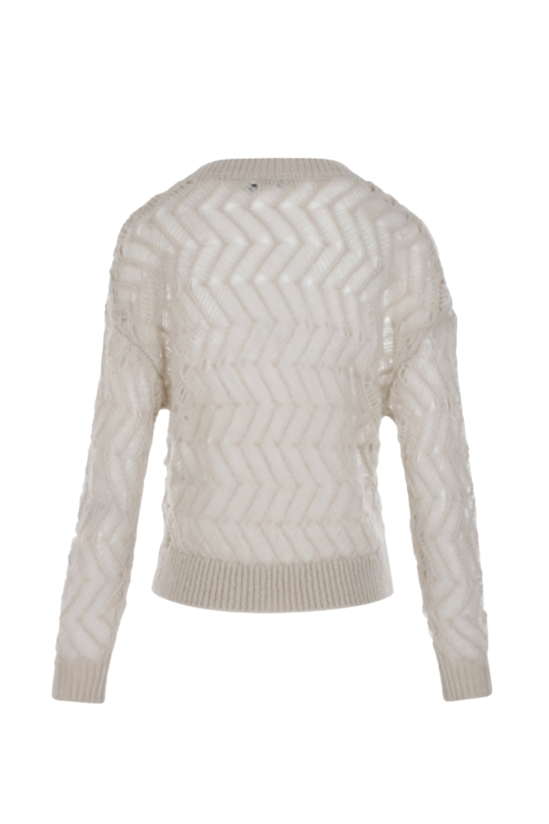 Dames top bruin