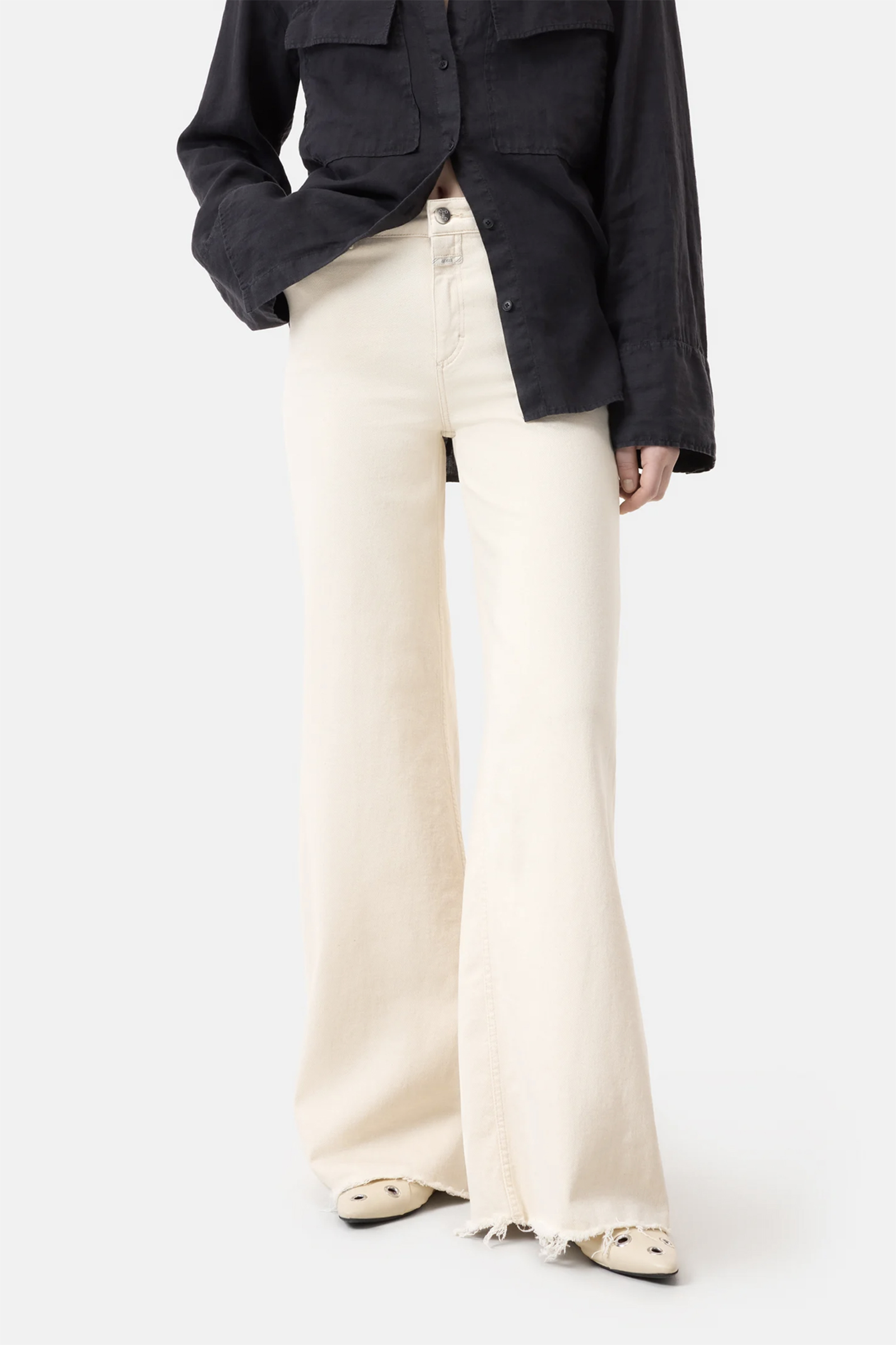 Dames jeans ecru