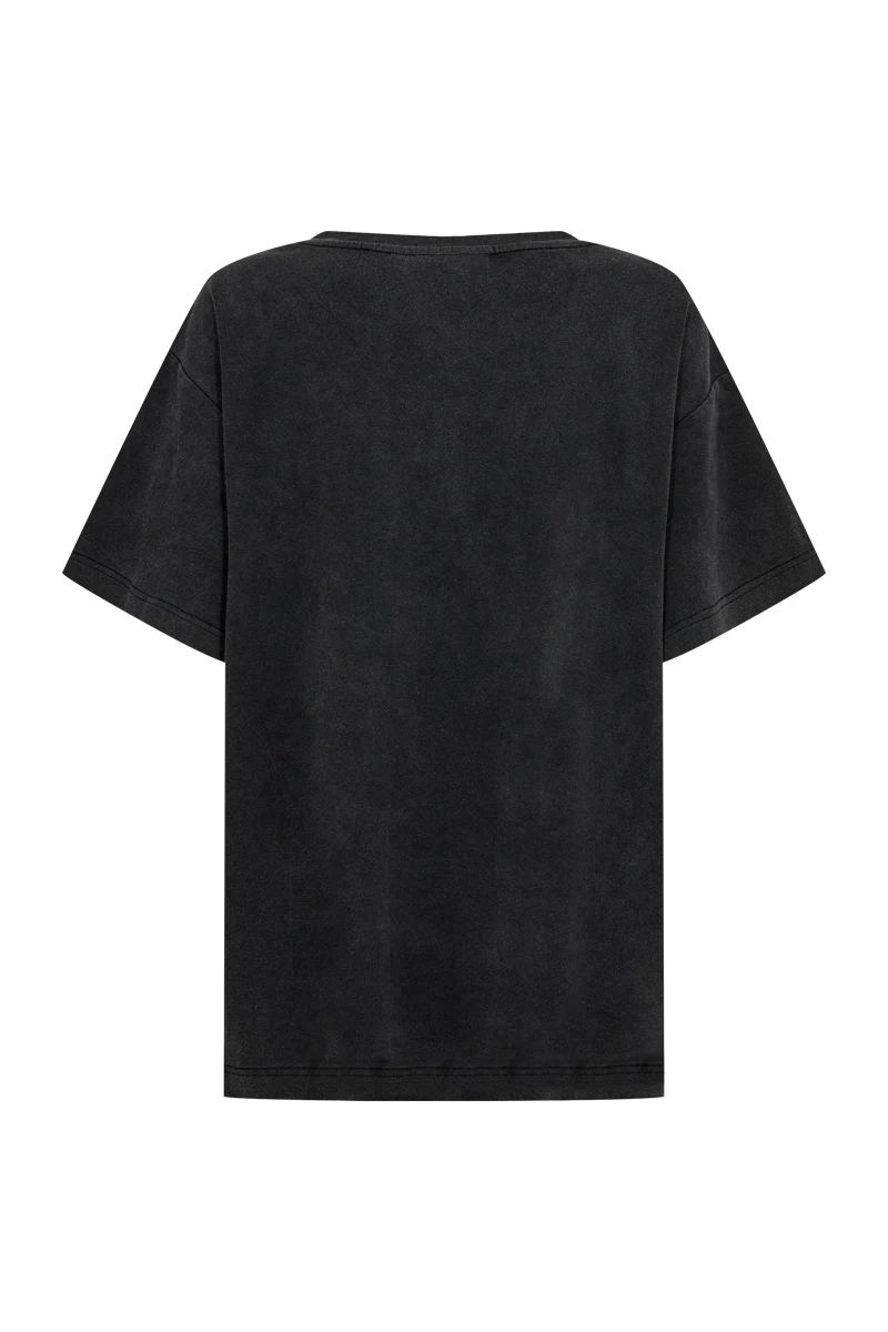 Dames t-shirt korte mouw zwart