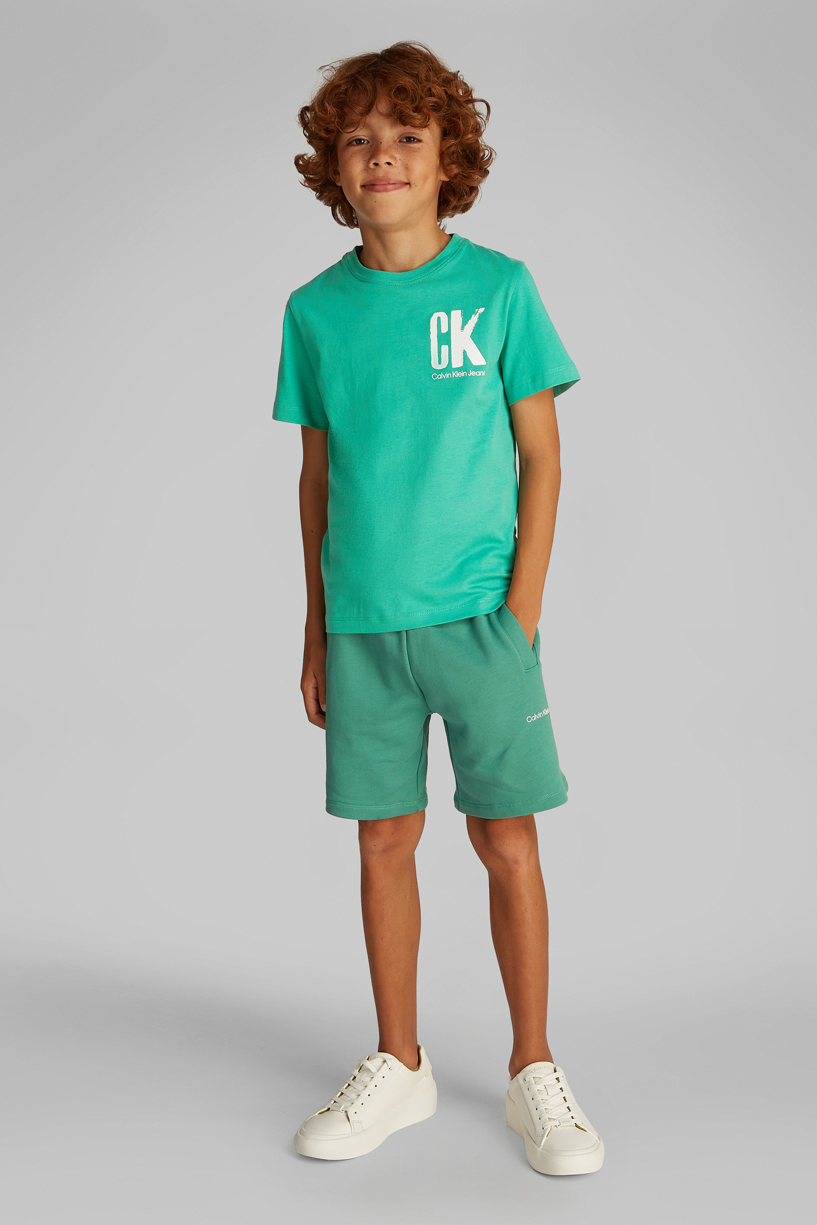 Jongens t-shirt korte mouw groen