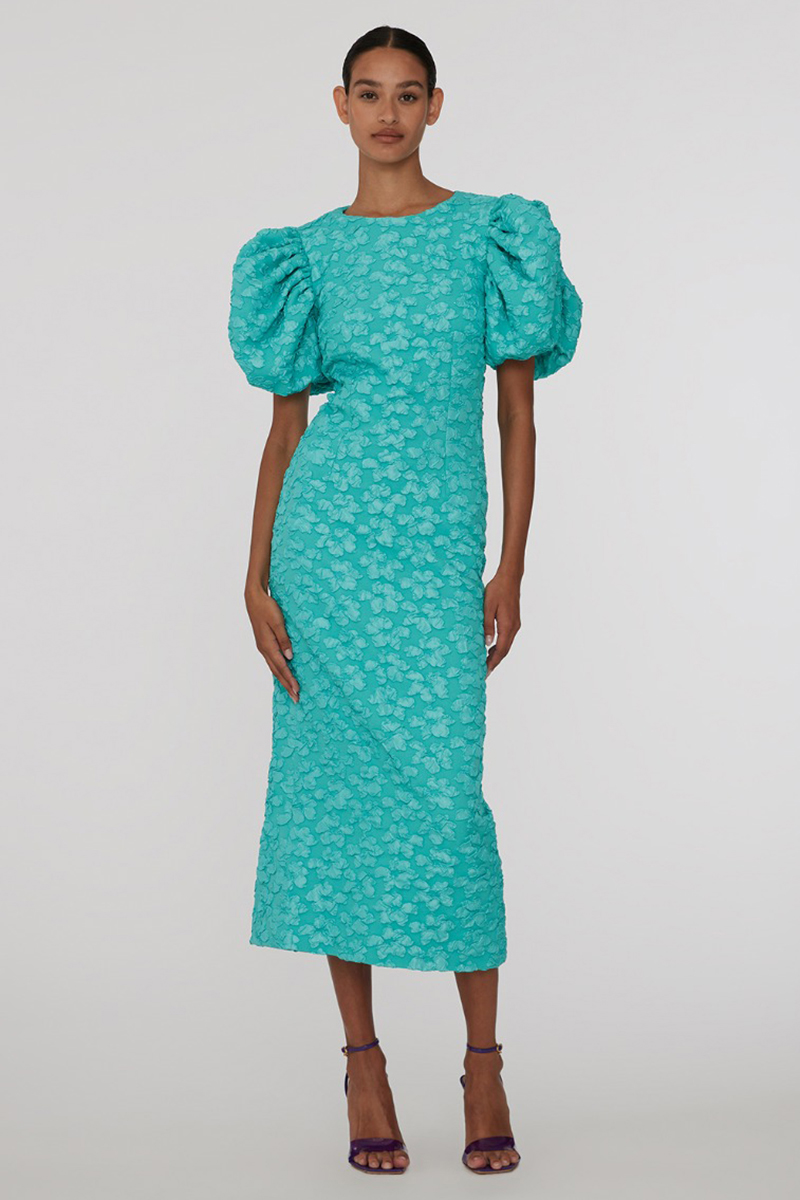 Dames jurk blauw