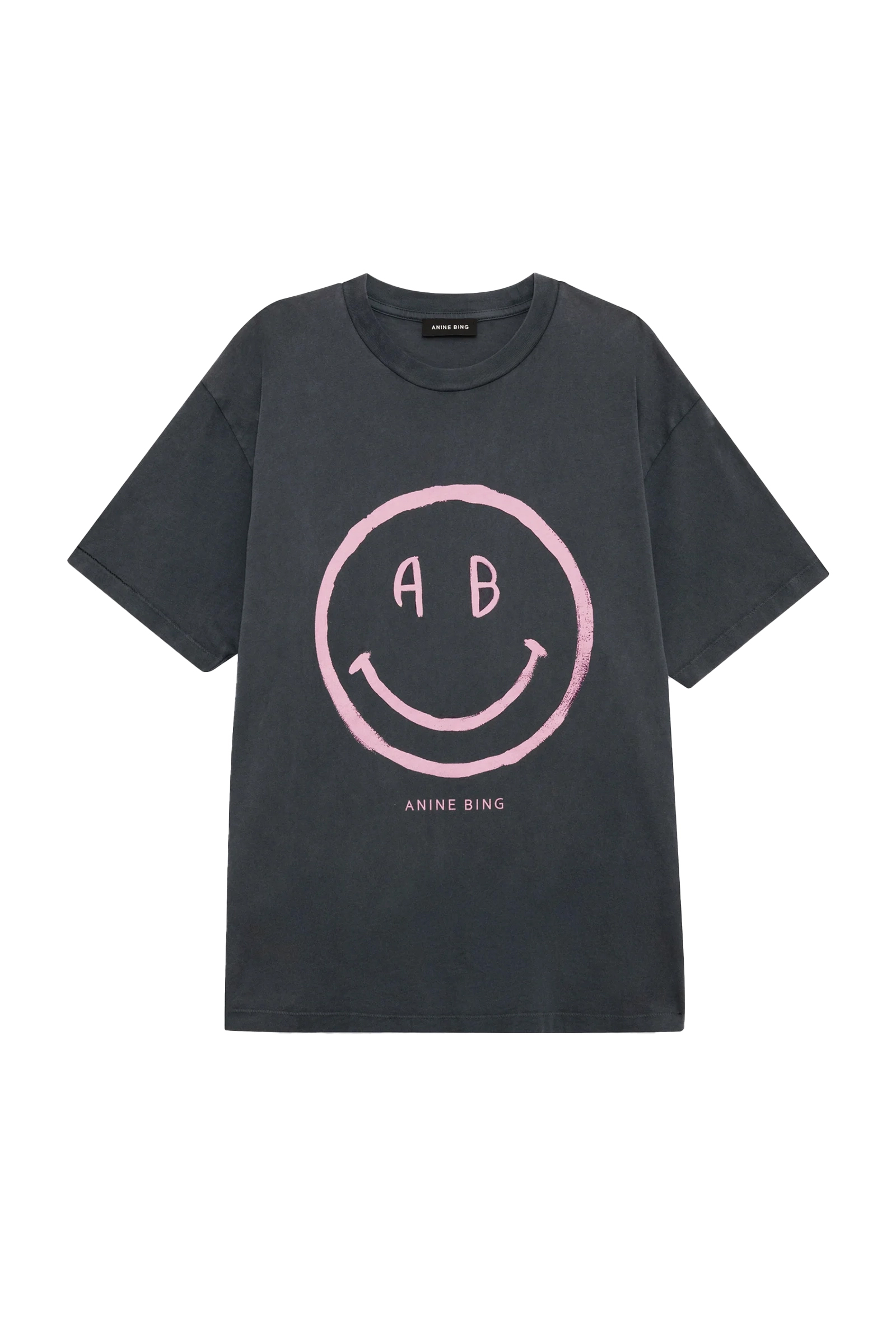 Dames t-shirt korte mouw grijs