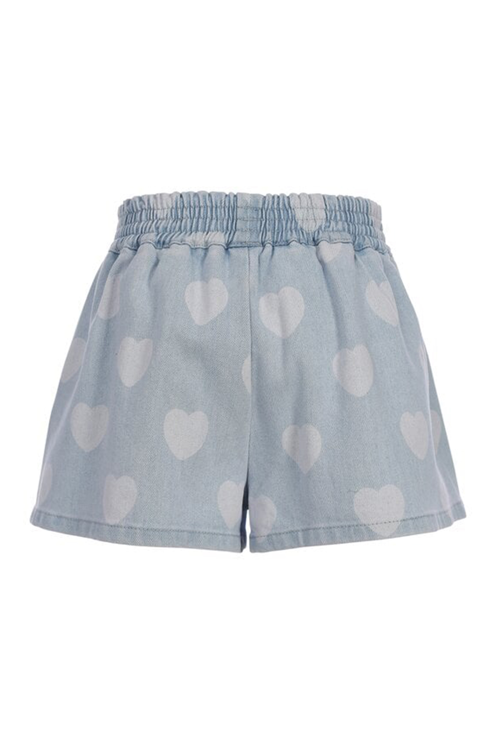 Meisjes short blauw
