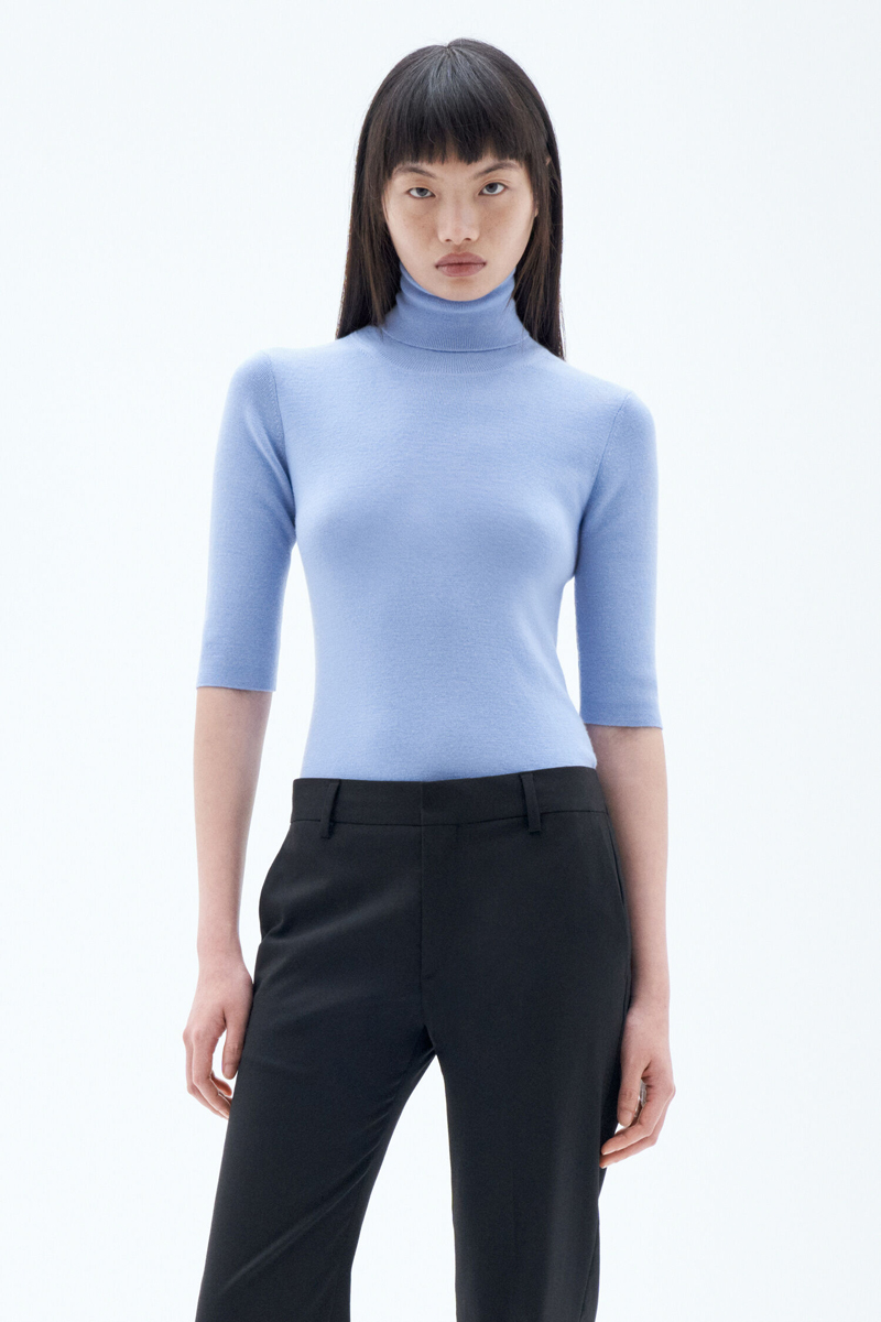 Dames top blauw