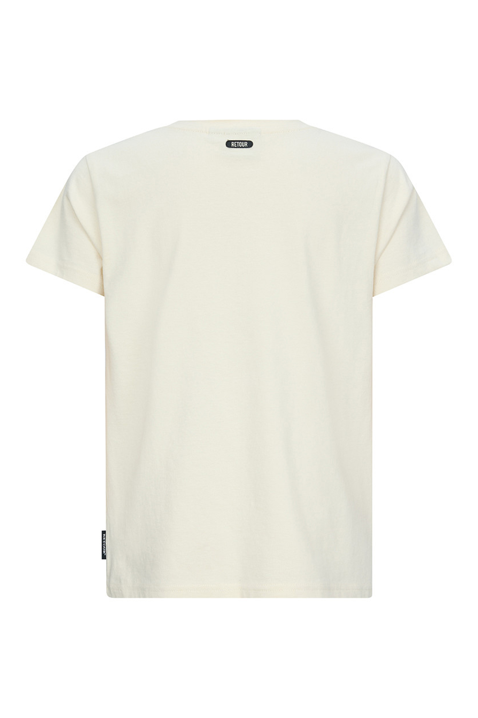 Meisjes t-shirt korte mouw bruin