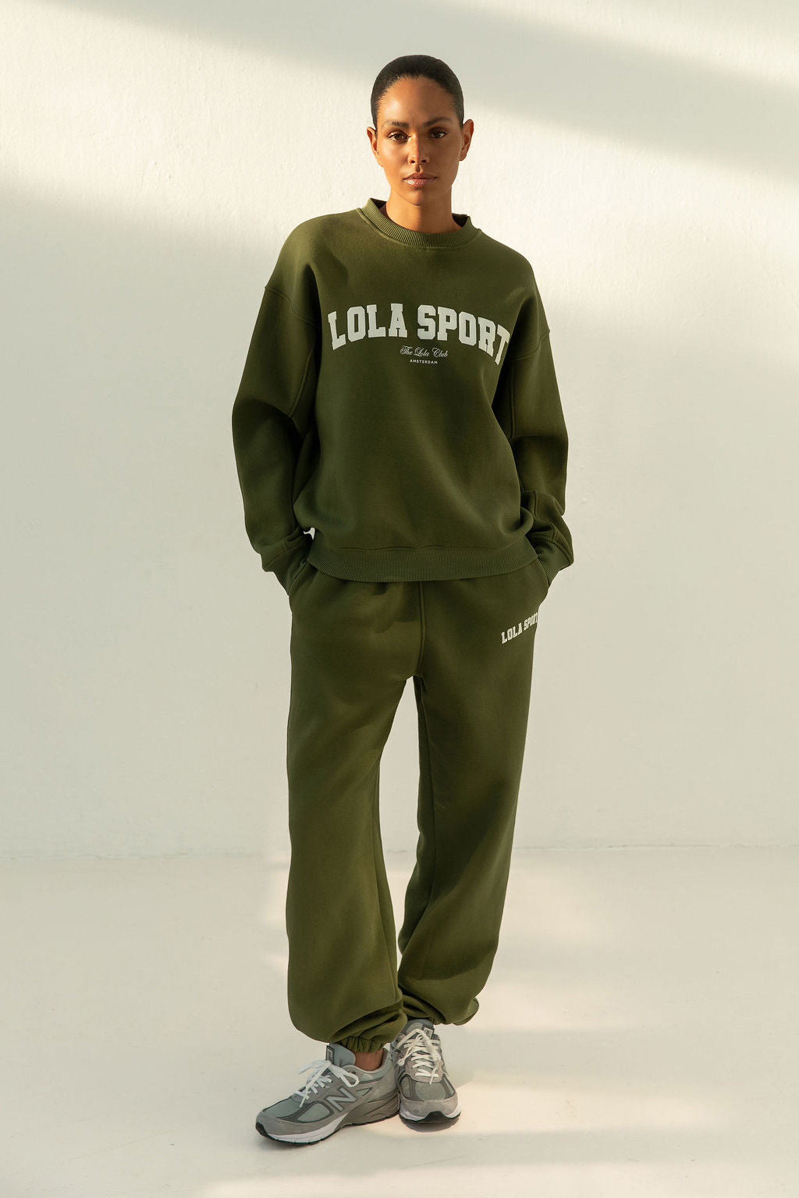 Fitness dames joggingbroek groen