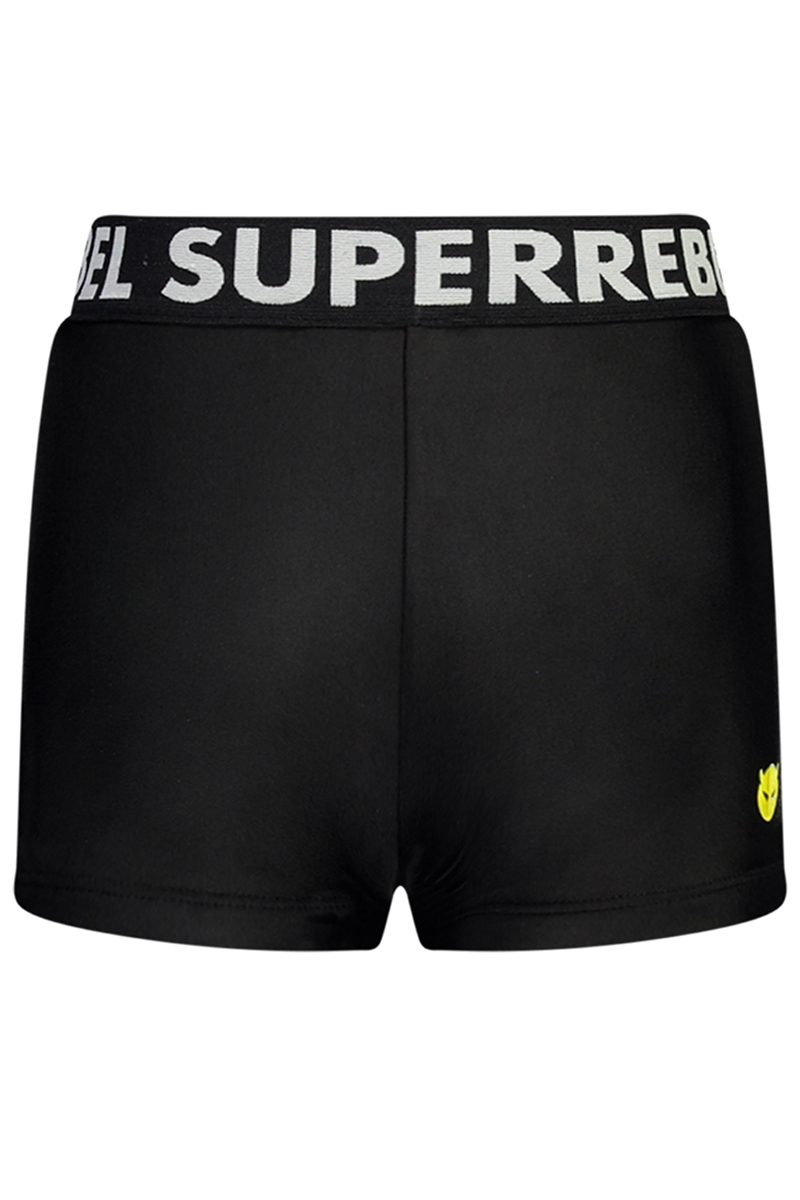 Bad/beach jongens zwemslip mid zwart