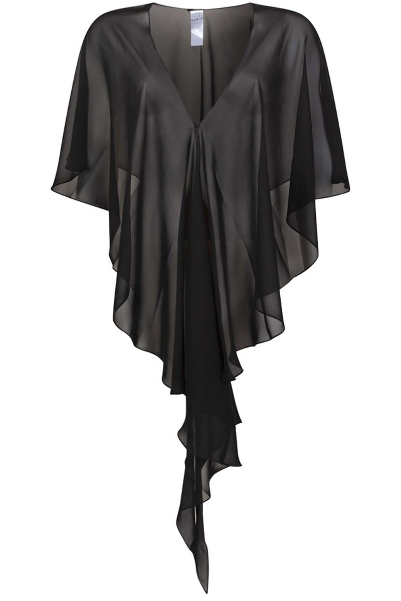 Dames vest zwart