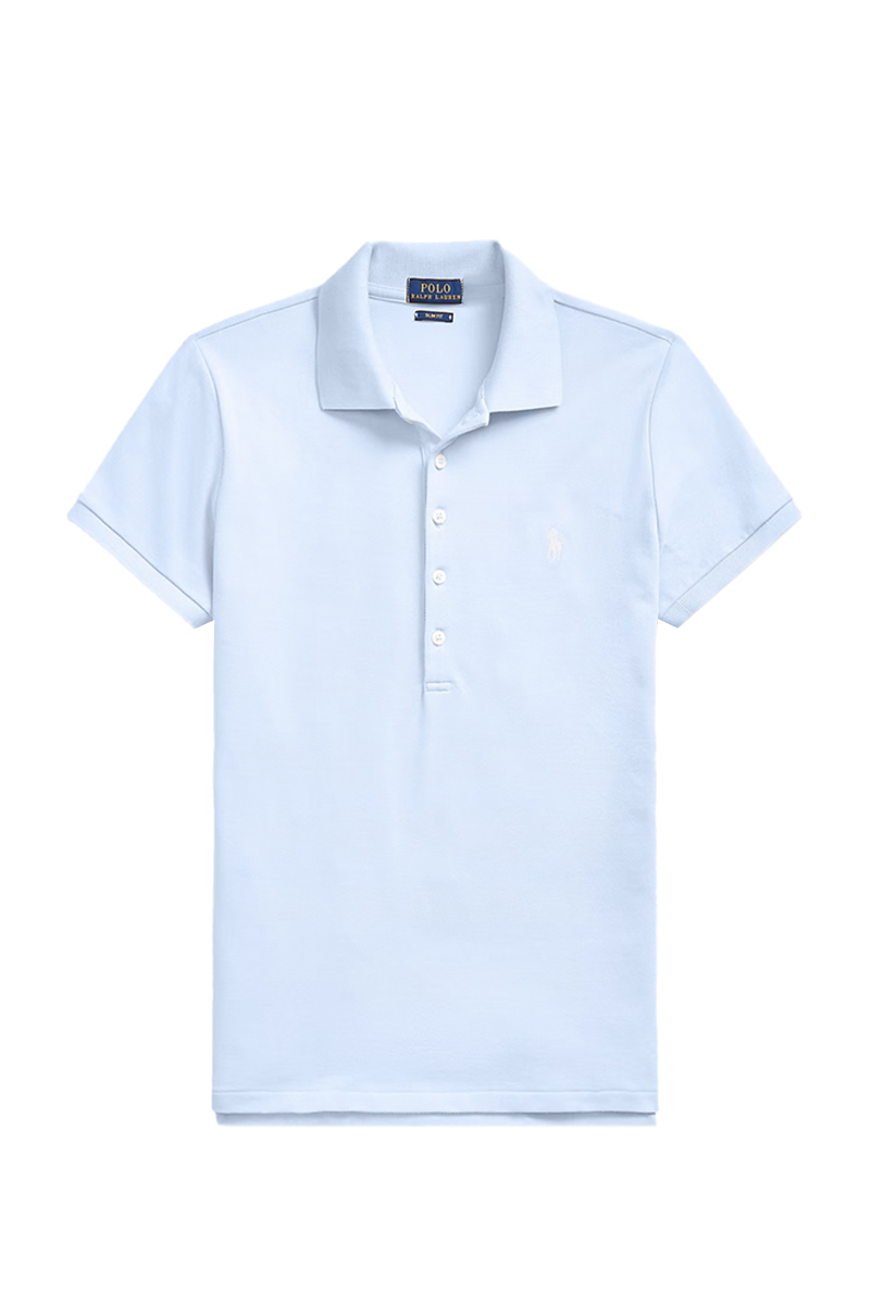 Dames polo blauw