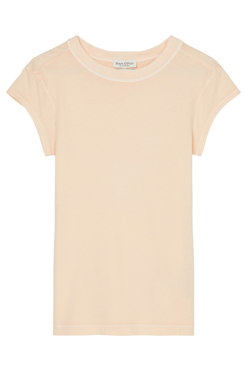 Marc O'Polo T-shirt, short sleeve, round neck dry rose 1