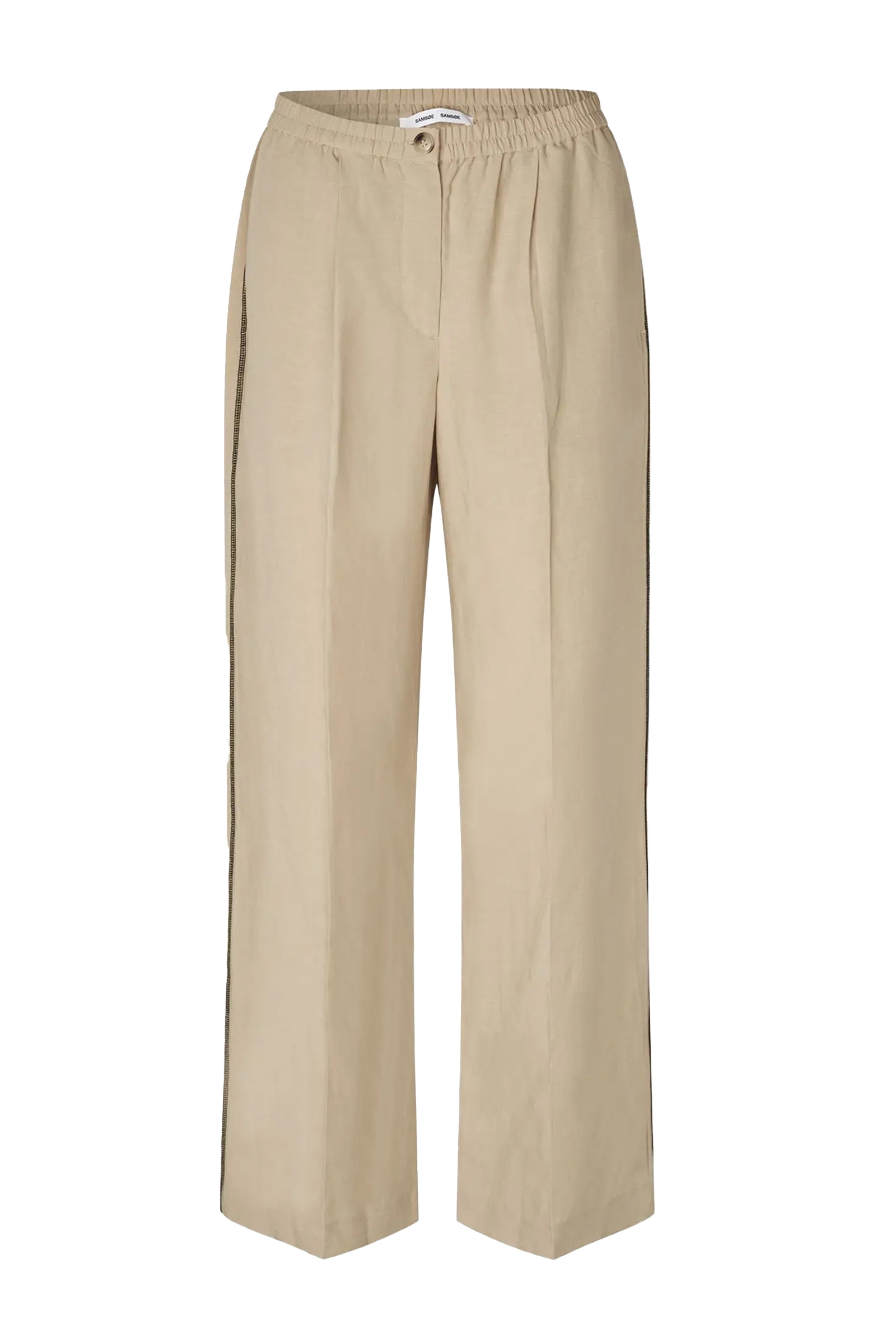 Samsøe Samsøe Satove troussers bruin/beige-1 1