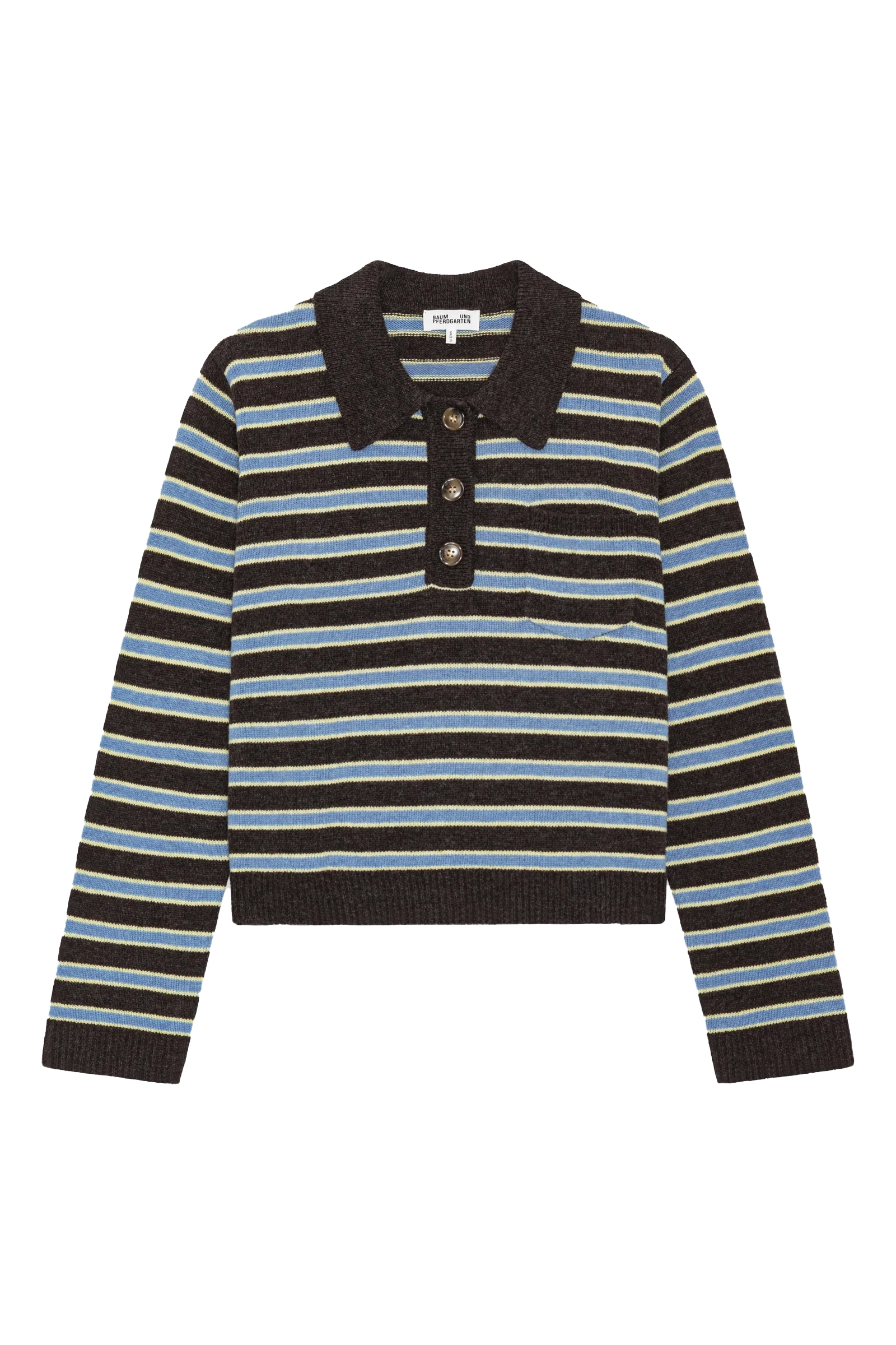 Dames polo blauw