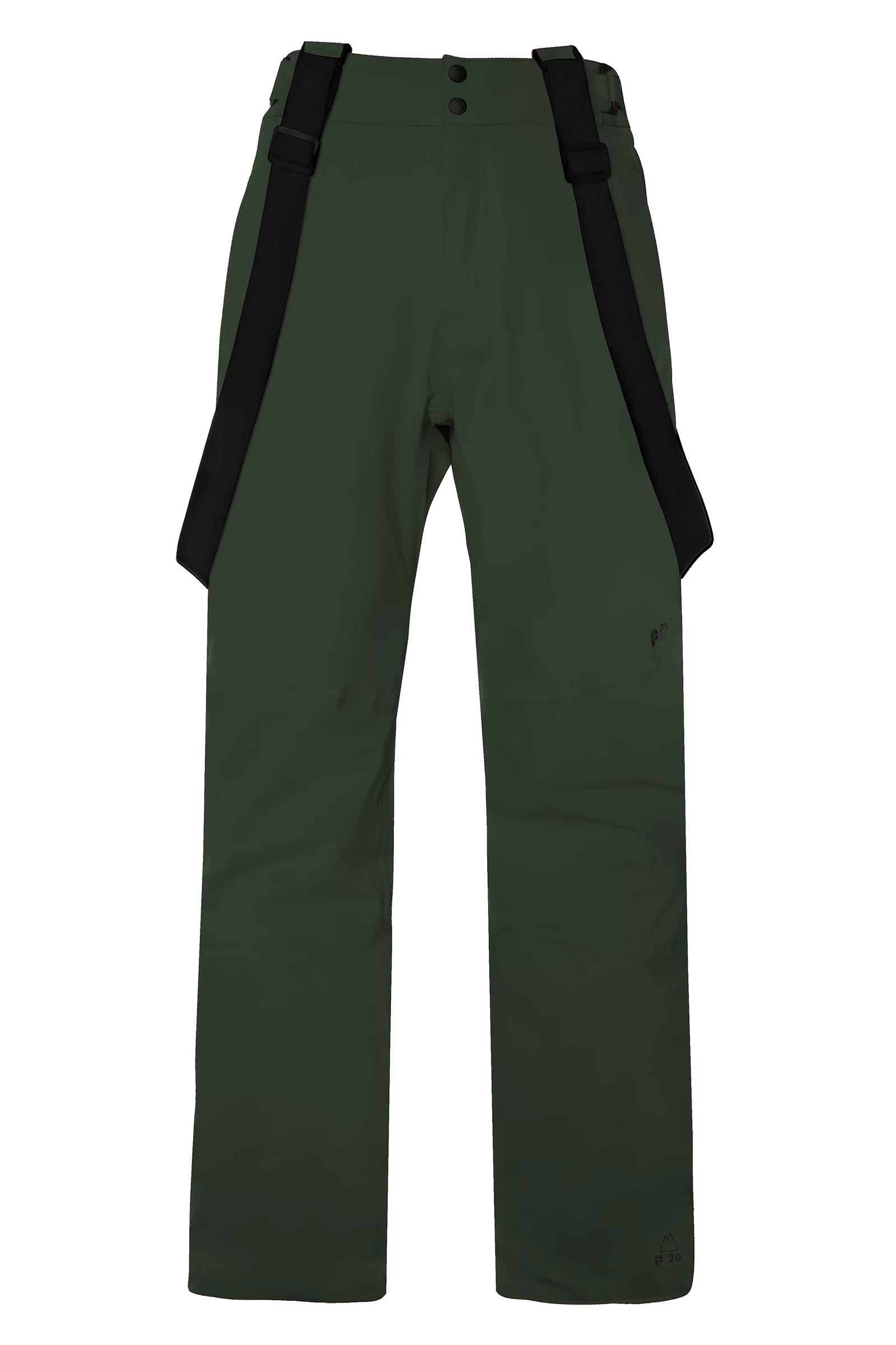 Wintersport heren skibroek groen