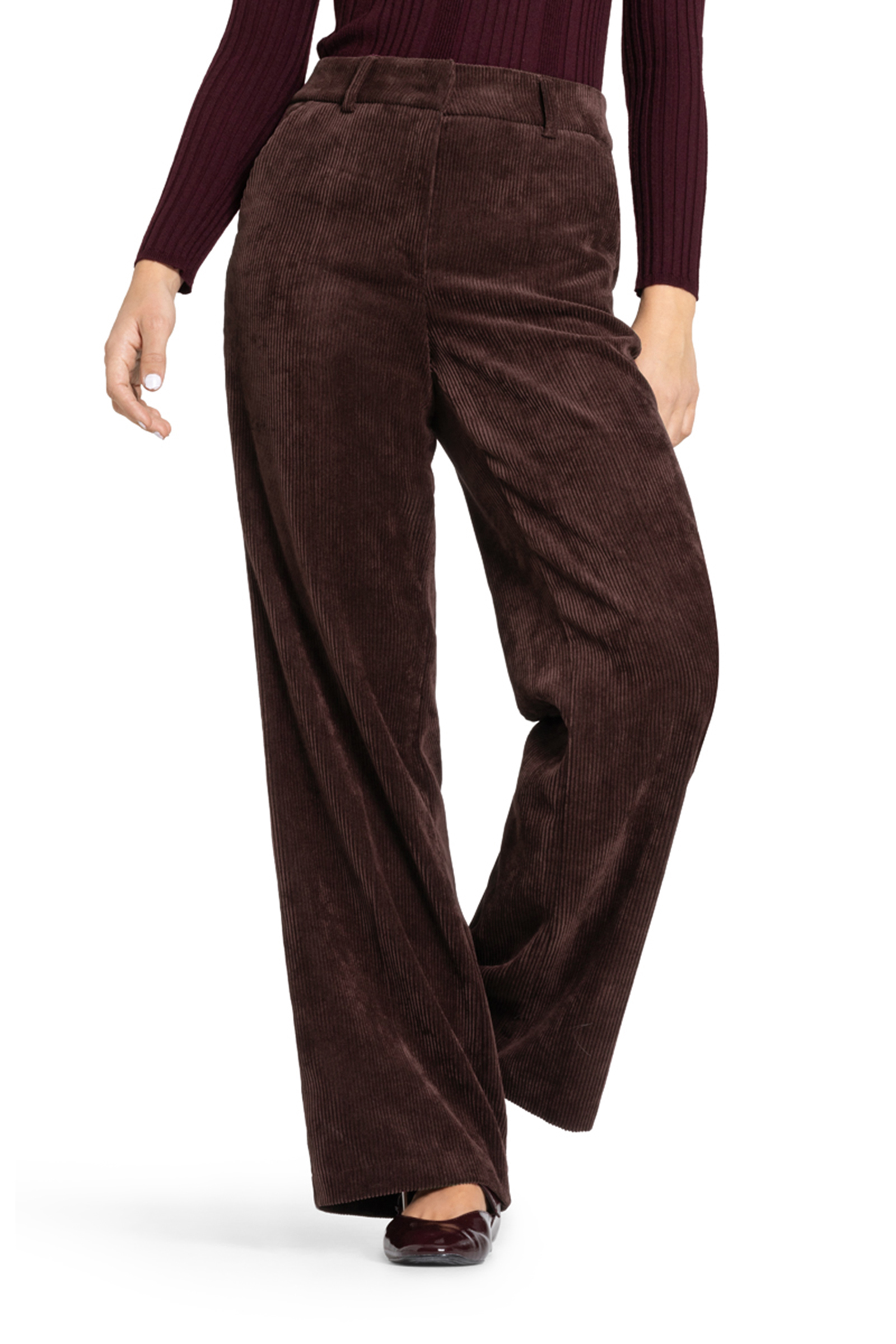 Dames broek bruin
