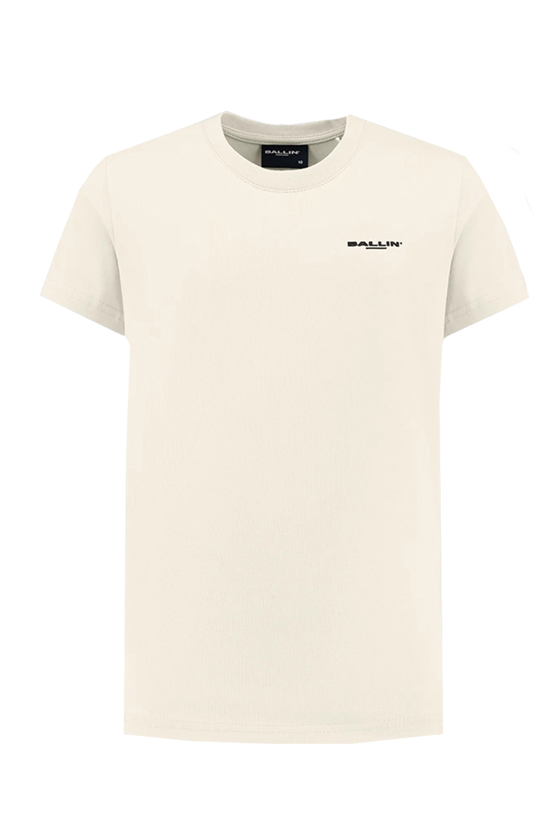 Jongens t-shirt korte mouw ecru