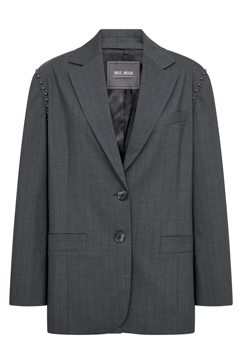 Dames blazer grijs