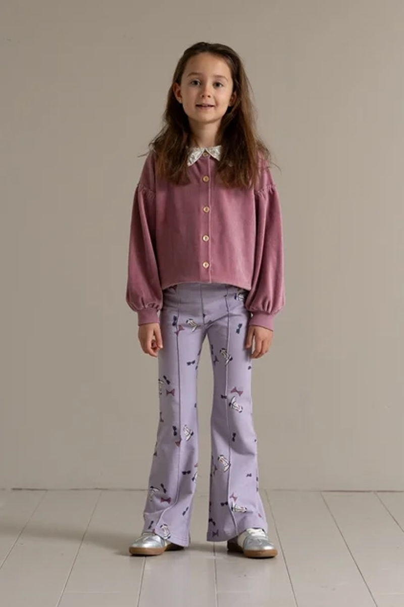 Meisjes broek paars