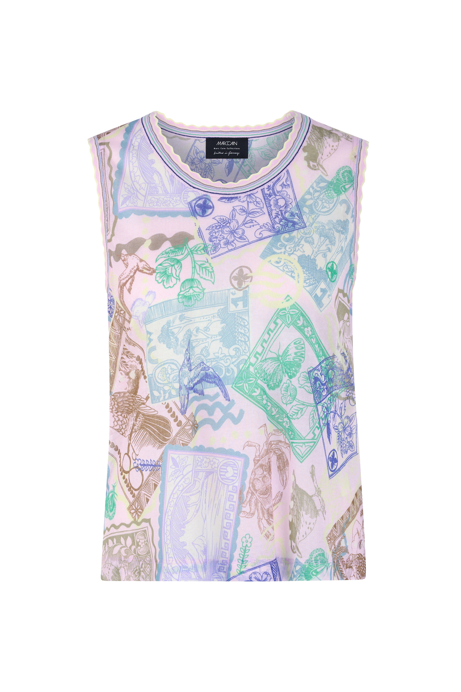 Dames top rose