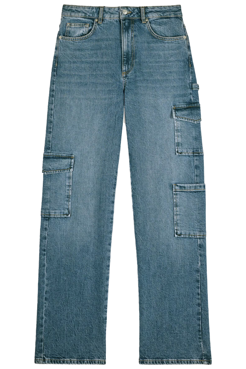 Dames broek blauw