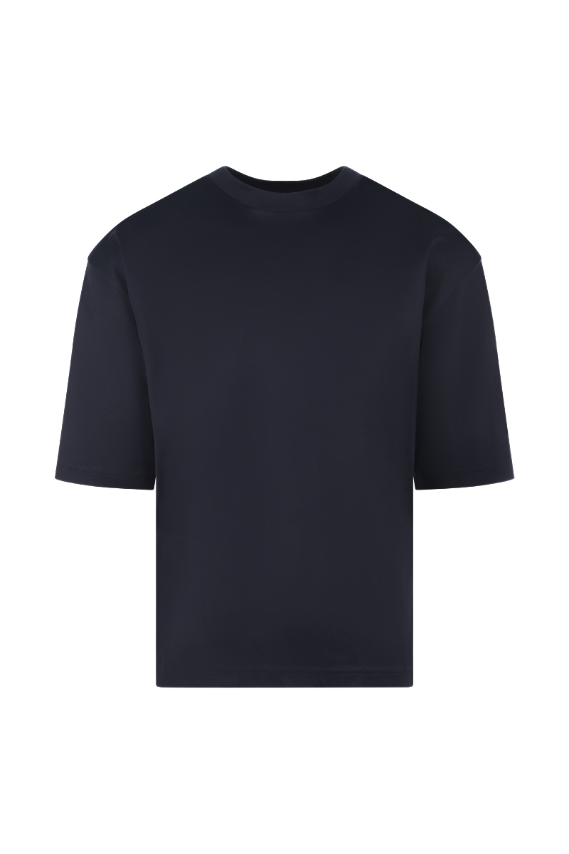Heren t-shirt kortemouw blauw