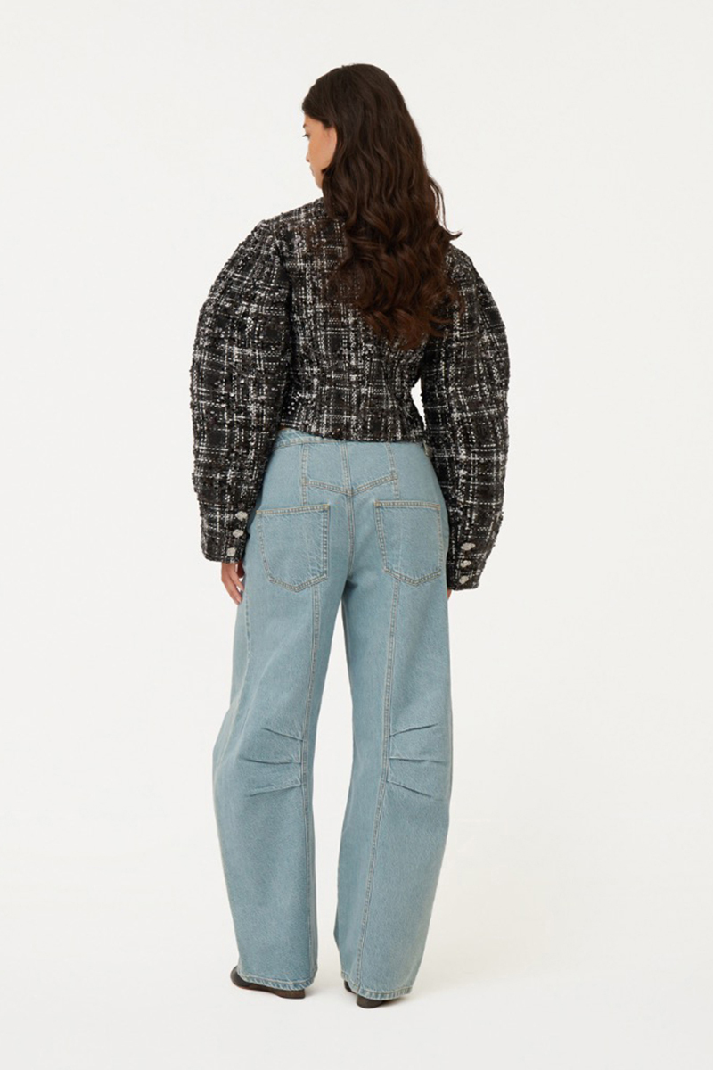 Rotate Sculptured jeans Blauw-1 3