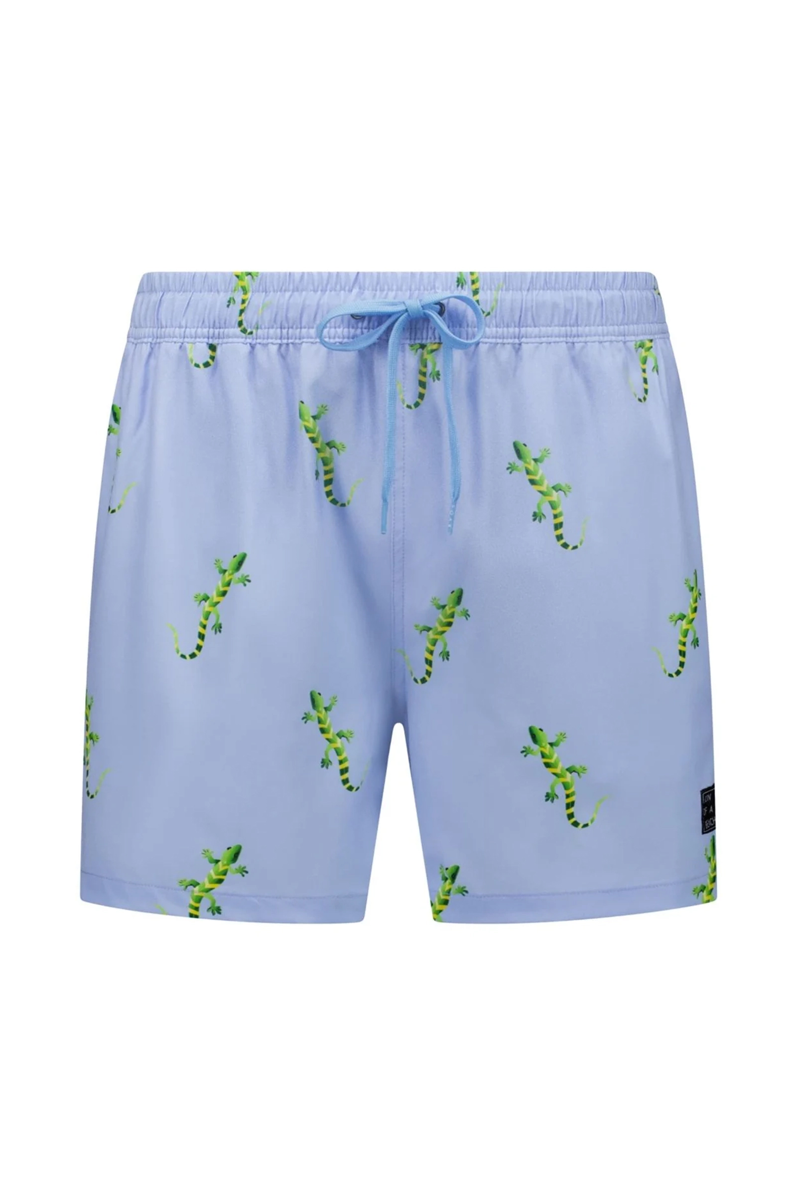 Bad/beach heren zwemshort blauw