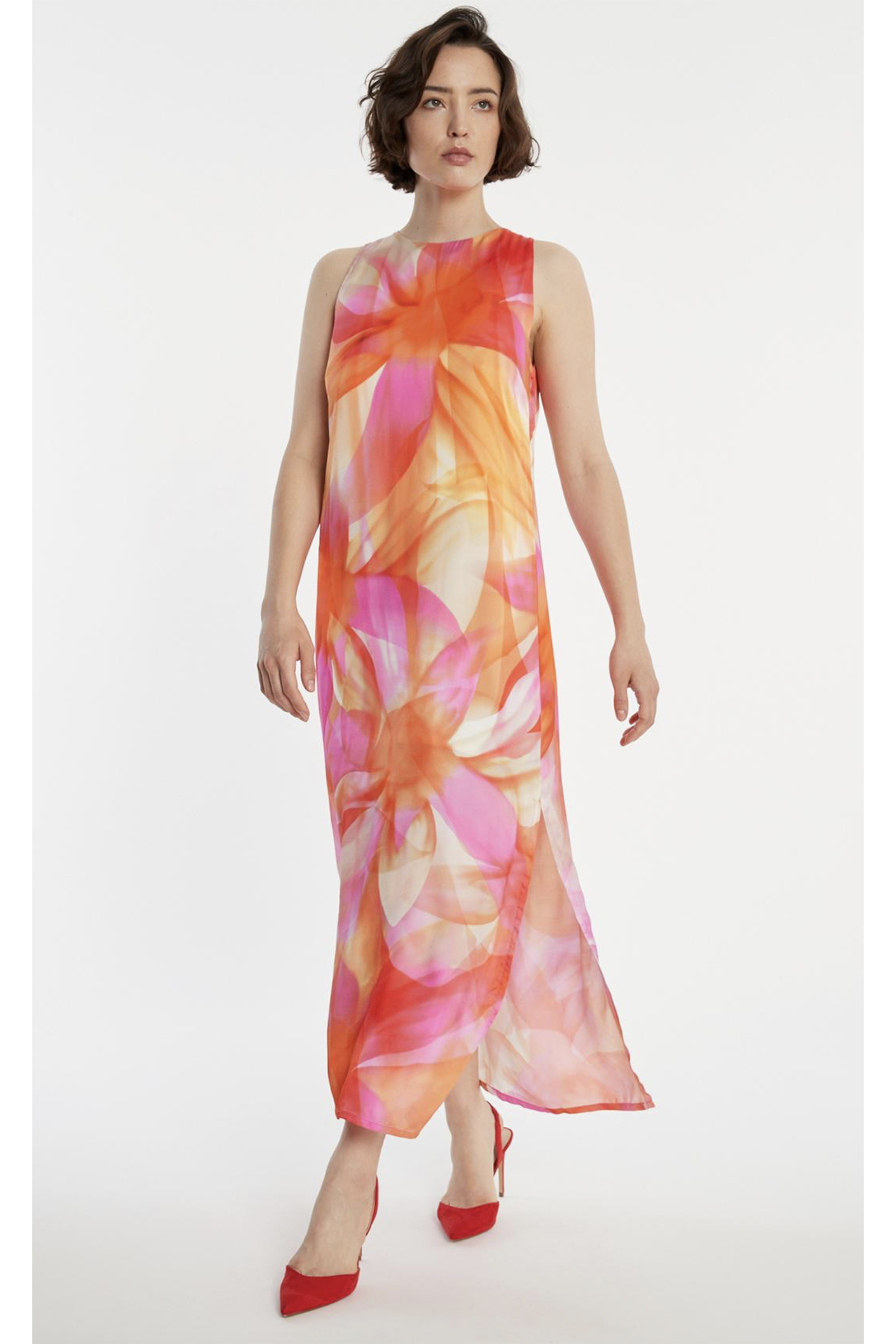 Ana Alcazar maxi dress pure Rose-1 2