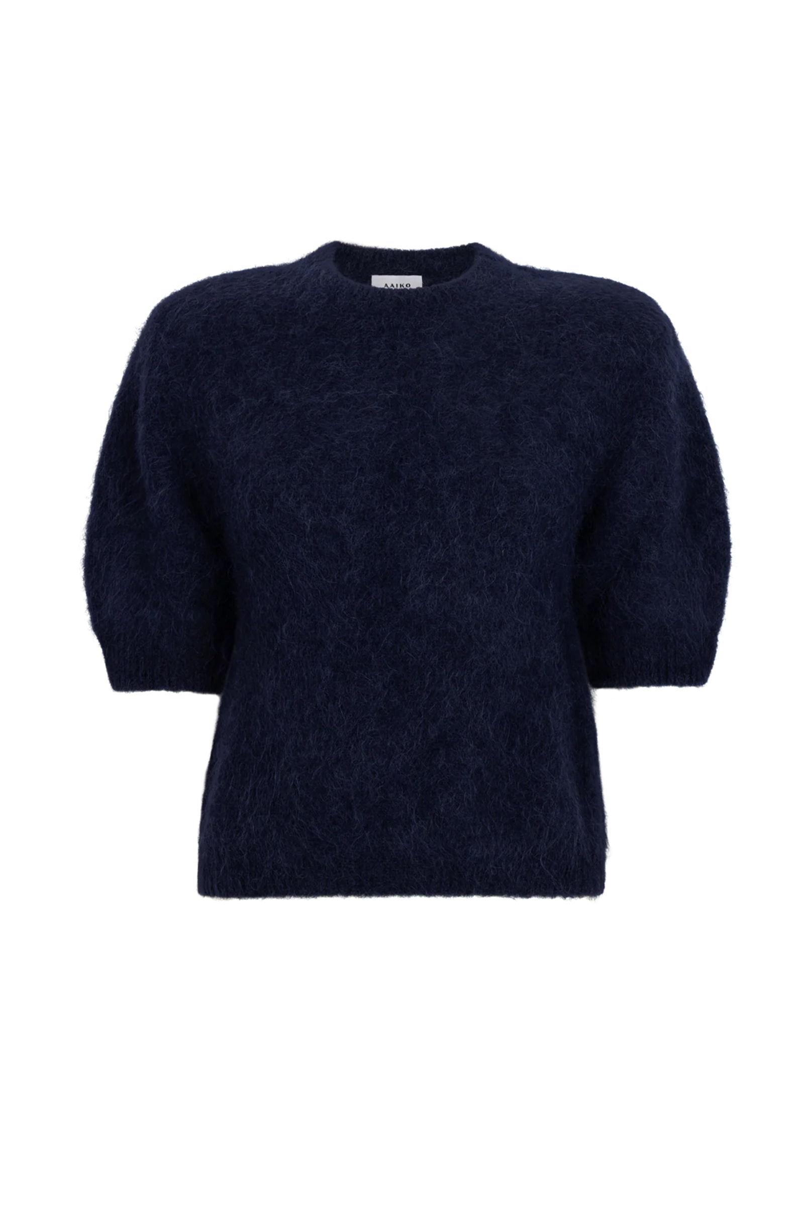Dames t-shirt lange mouw blauw