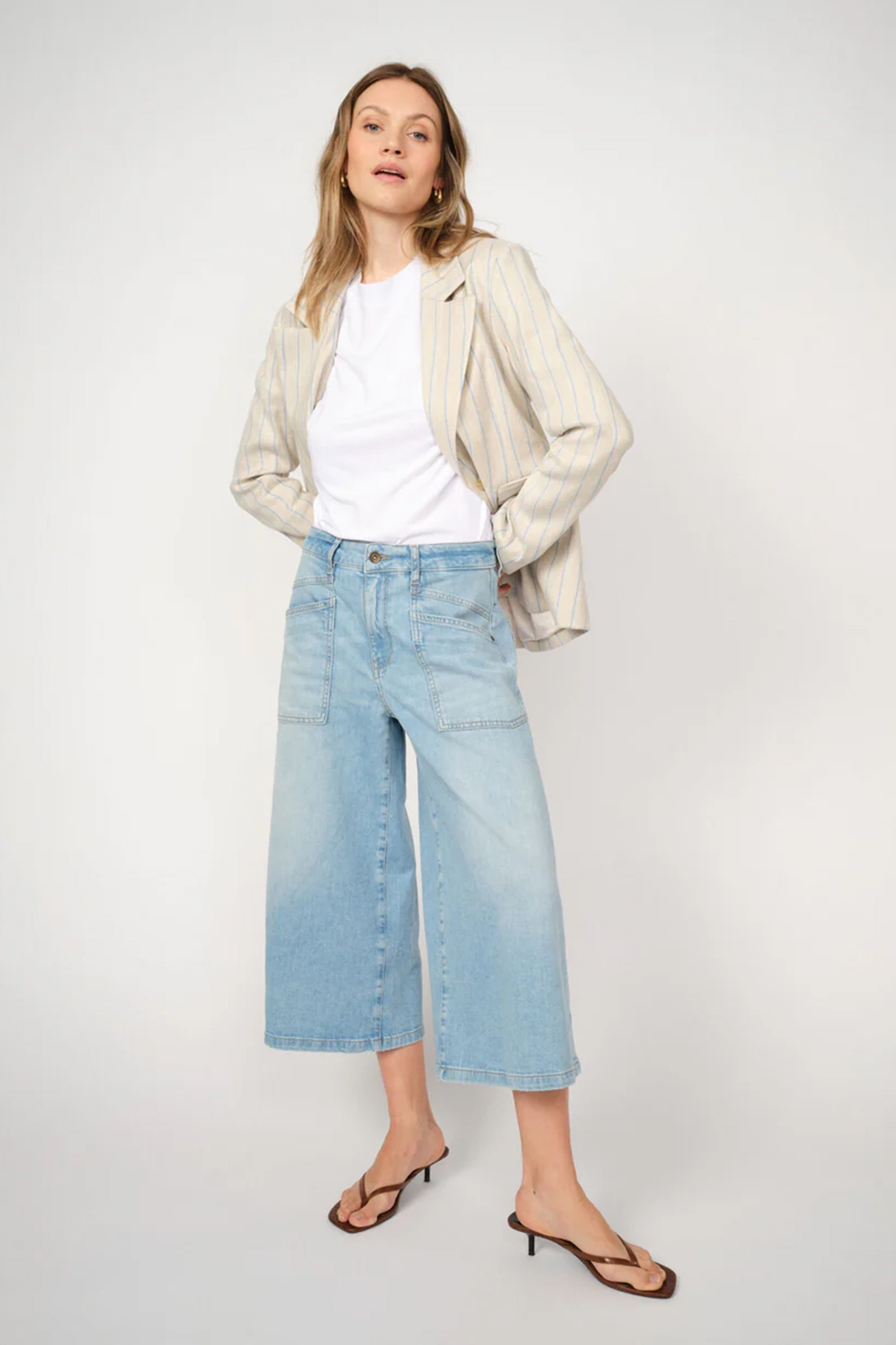 Dames jeans blauw