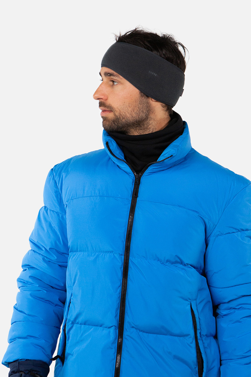 Wintersport haarband senior grijs