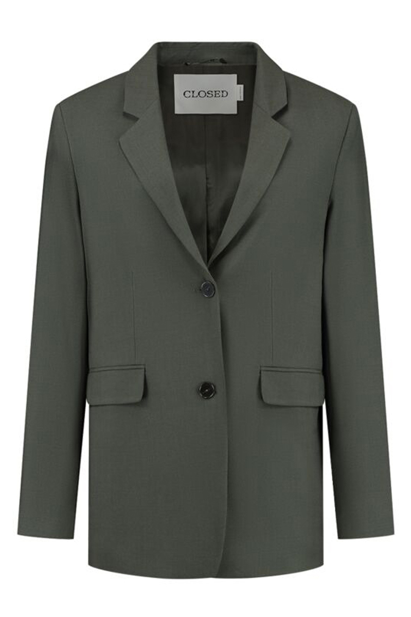 Dames blazer groen