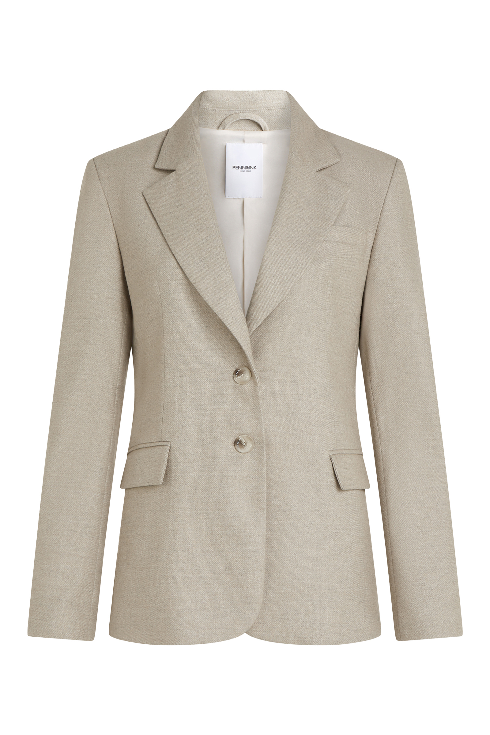 Dames blazer bruin
