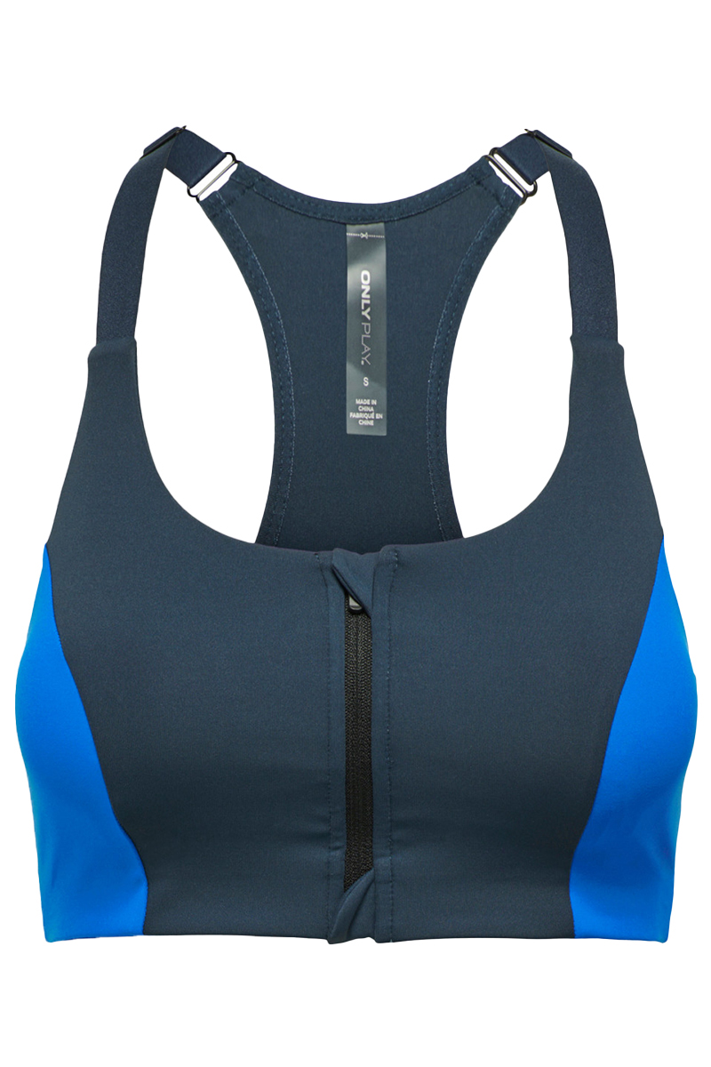 Only Play ONPBOTILDA-3 NEW ZIP SPORTS BRA Blauw-1 1
