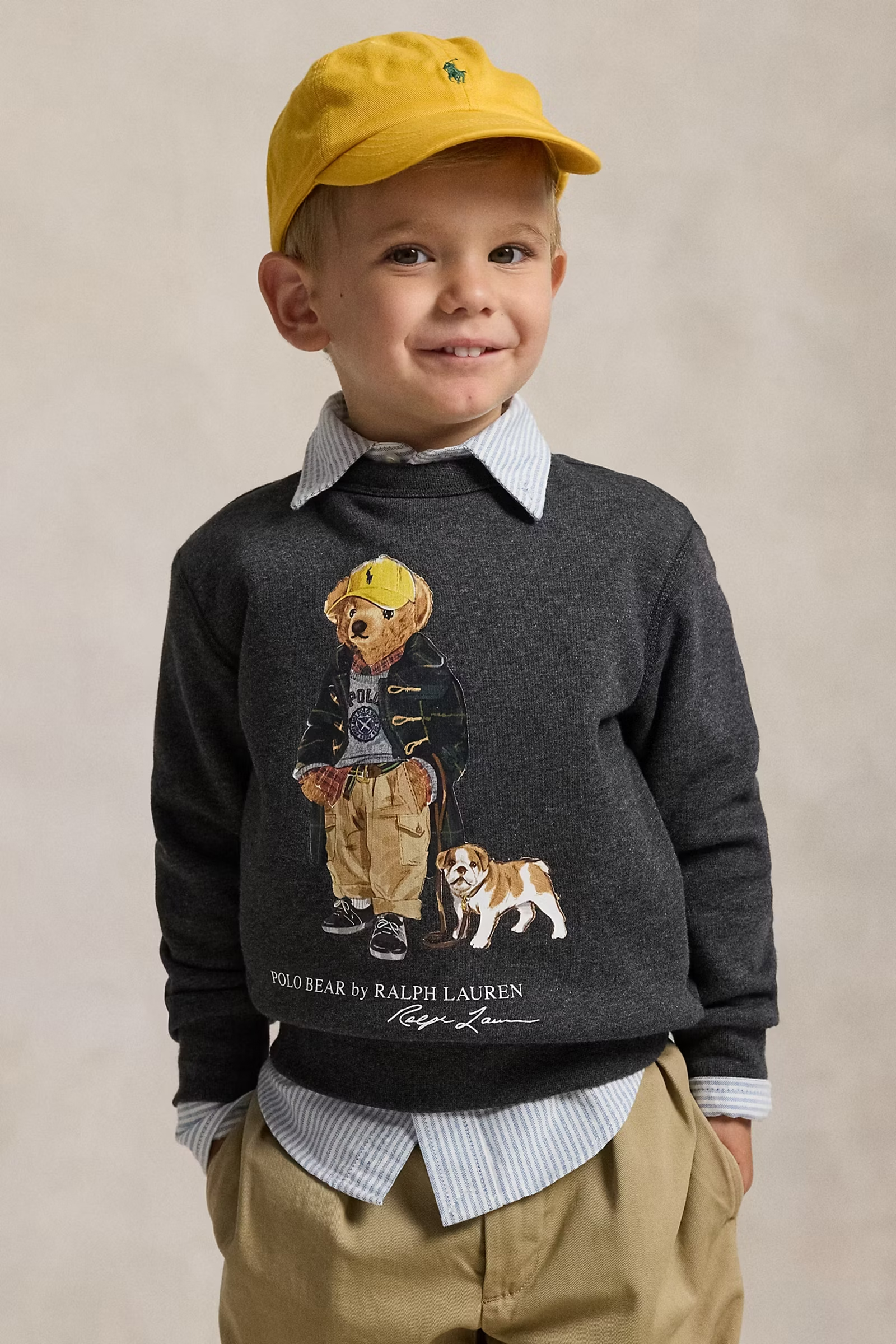 Jongens sweater grijs