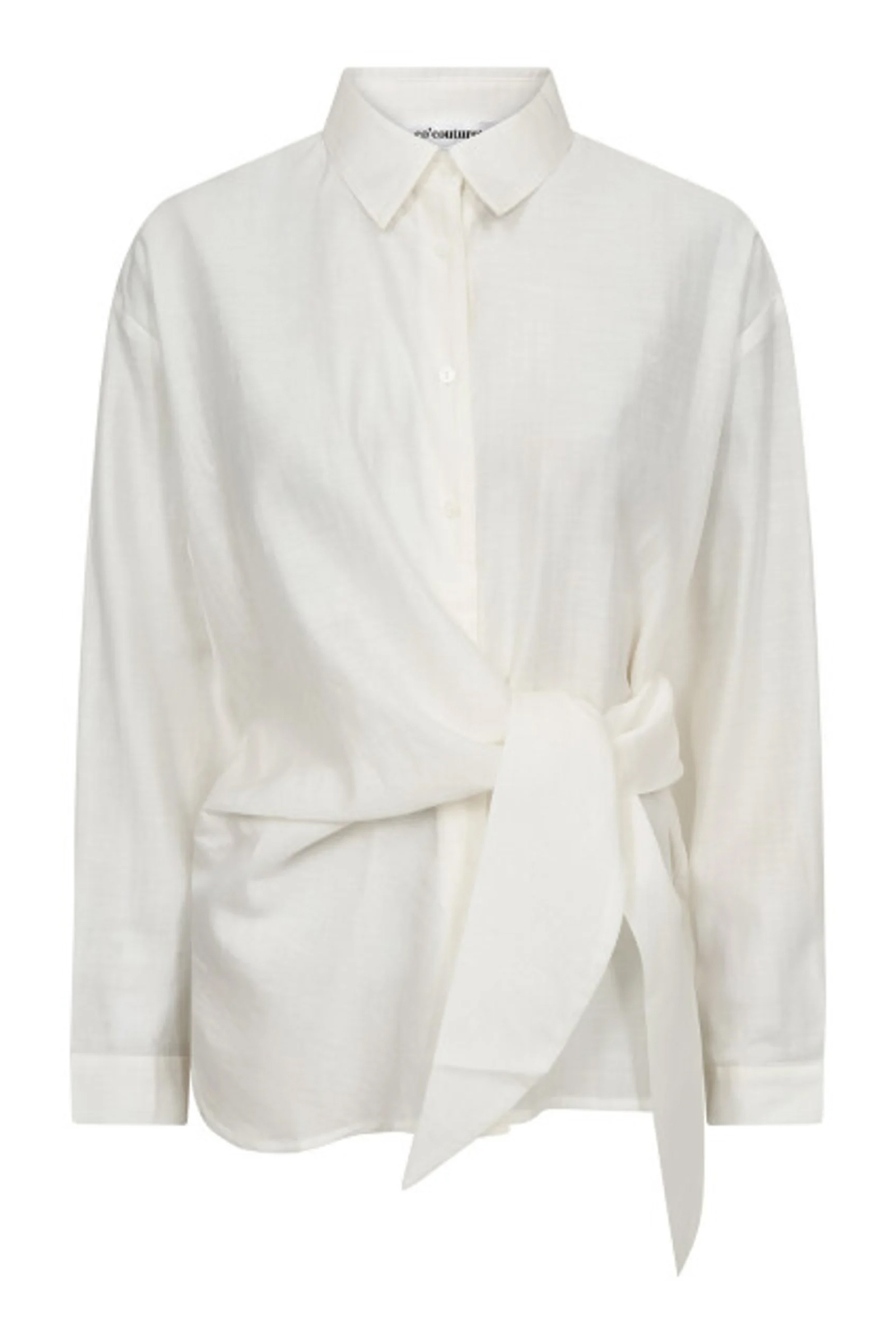 Dames blouse lange mouw wit