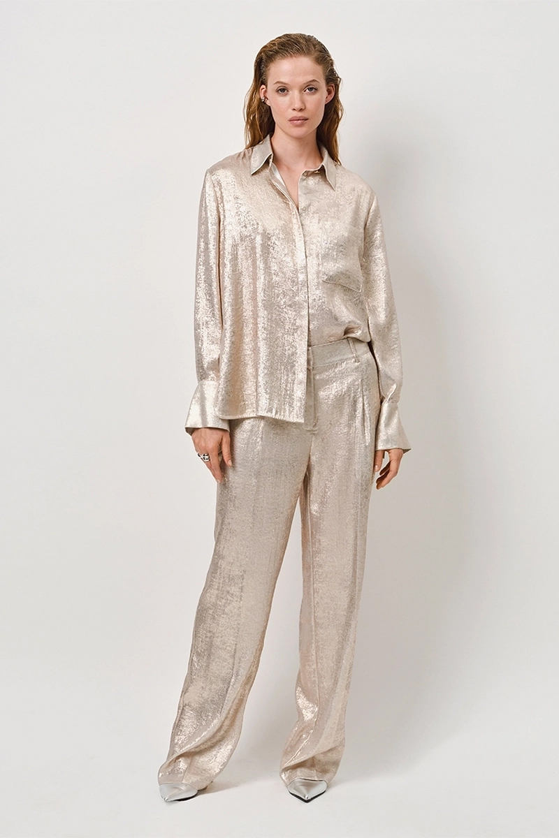 Dames broek goud