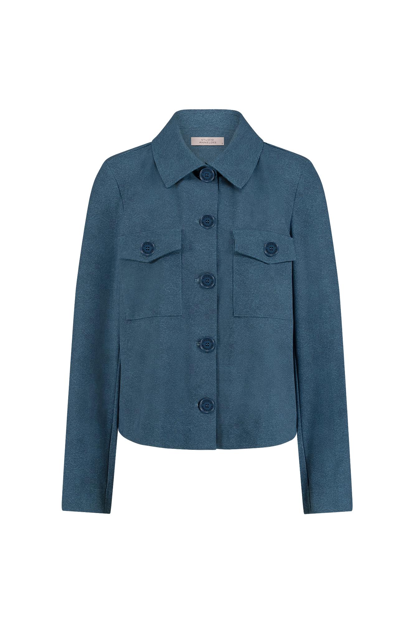 Dames jas blauw