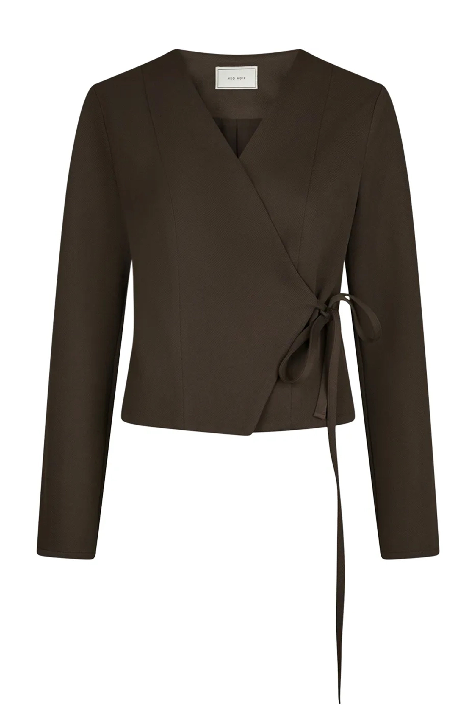 Dames blazer bruin