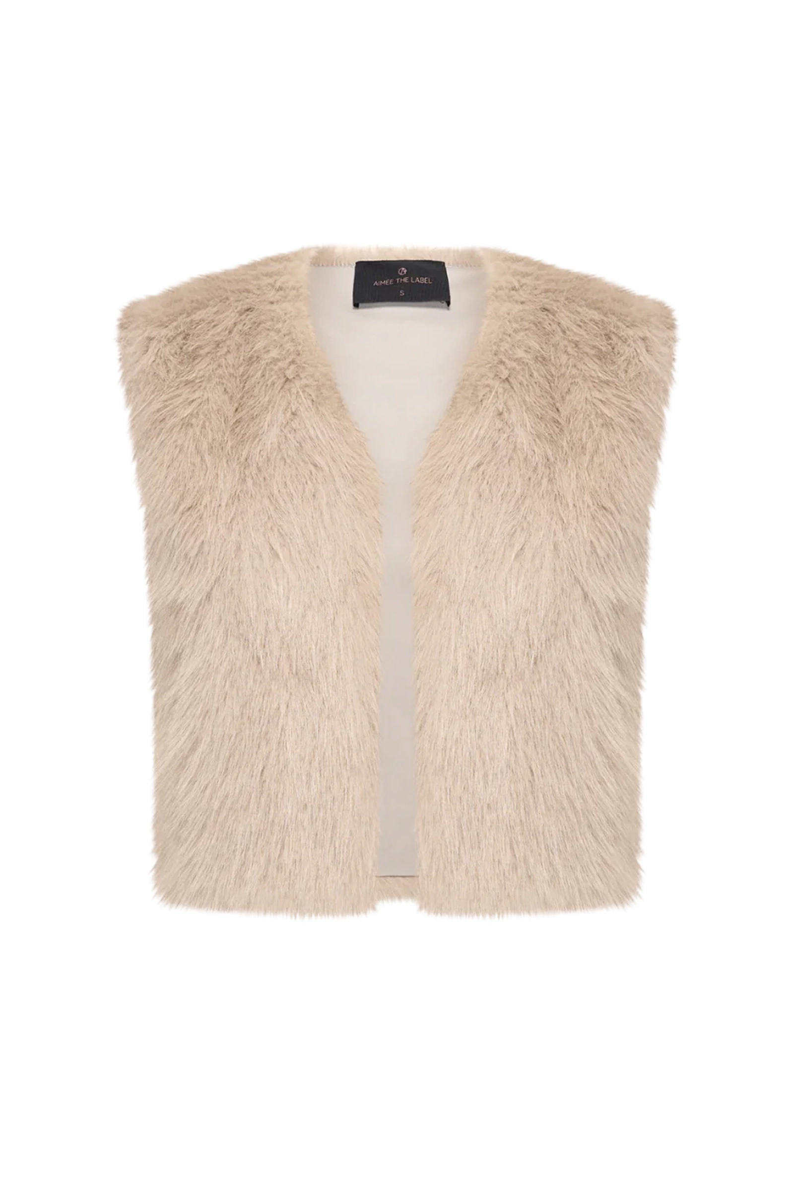 Dames gilet grijs