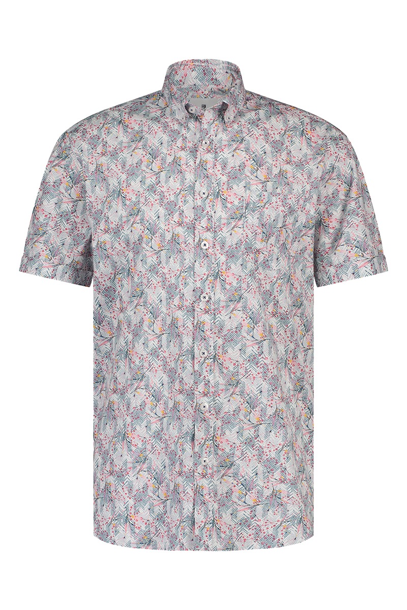 State of Art Shirt SS Printed Pop Wit-1 1