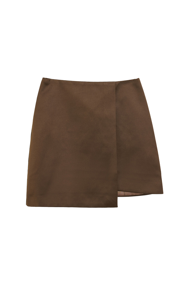 Dames rok bruin