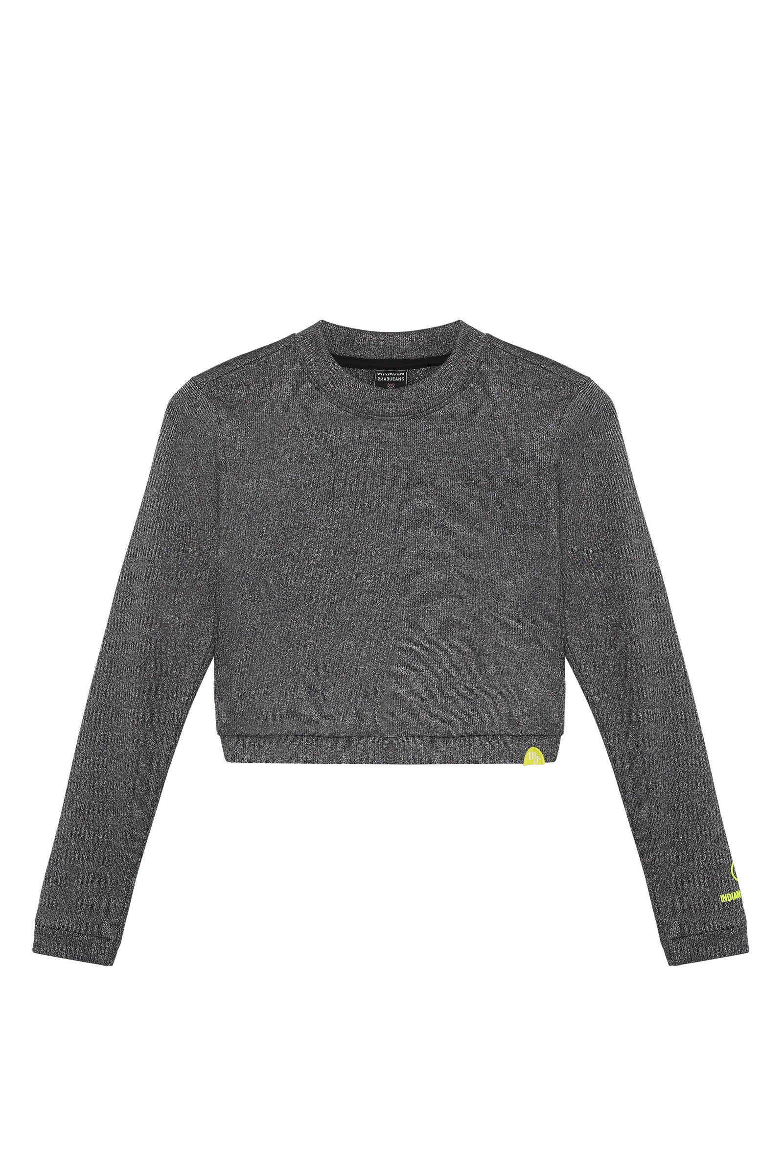 Meisjes t-shirt lange mouw zwart