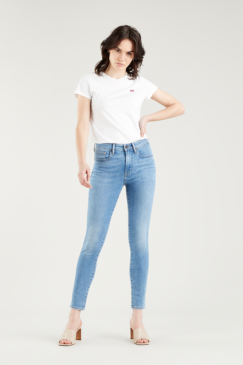 levis high waisted skinny