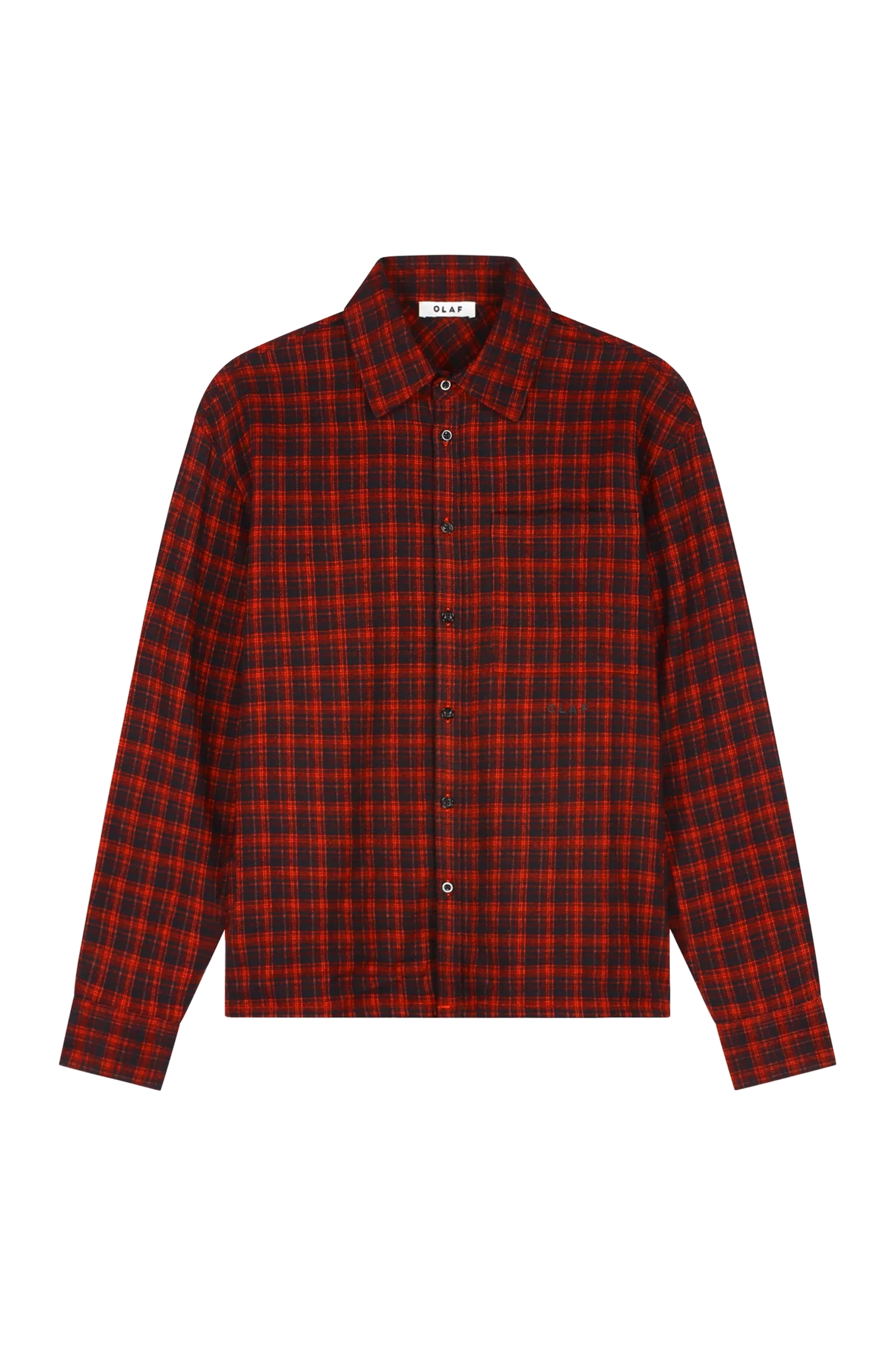 Heren overhemd lm casual rood